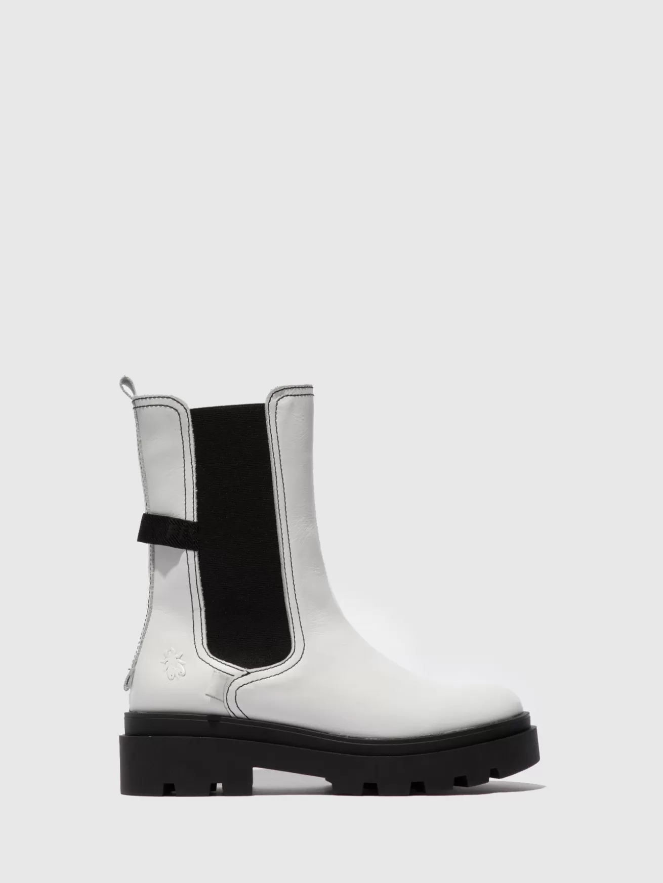 Botas Chelsea Judy819Fly Nappa Branco-Fly London Shop