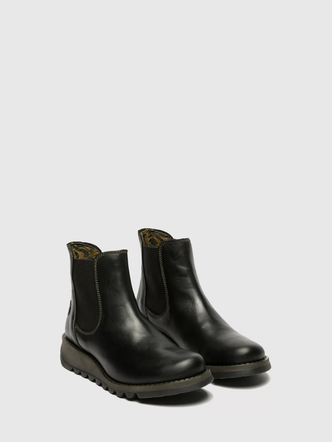 Botas Chelsea Salv Pretas-Fly London Cheap