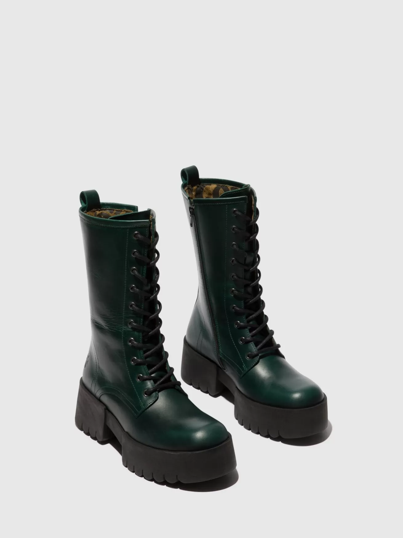 Botas Com Cordoes Elna008Fly Petrol-Fly London Clearance