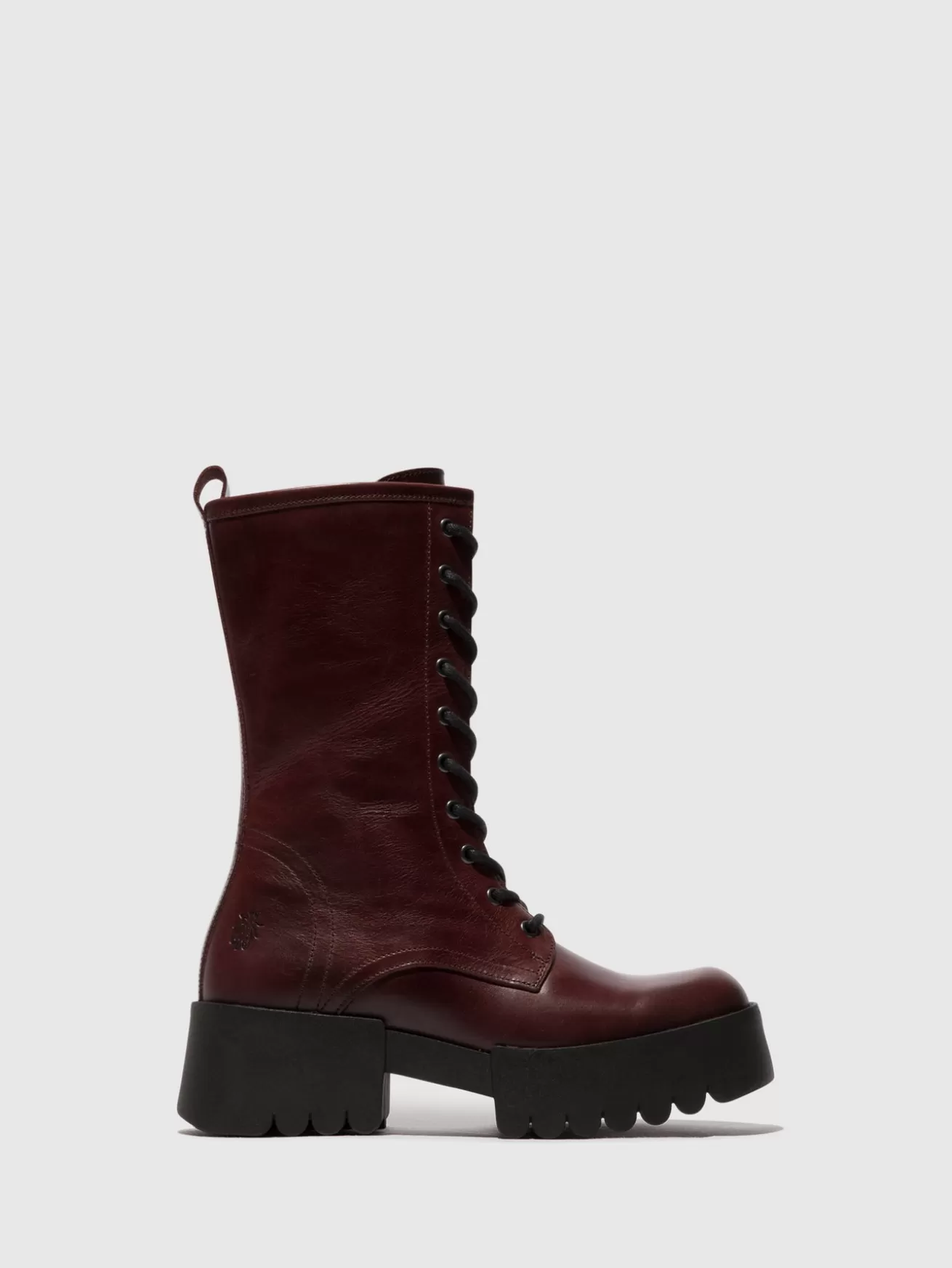 Botas Com Cordoes Elna008Fly Wine-Fly London Discount