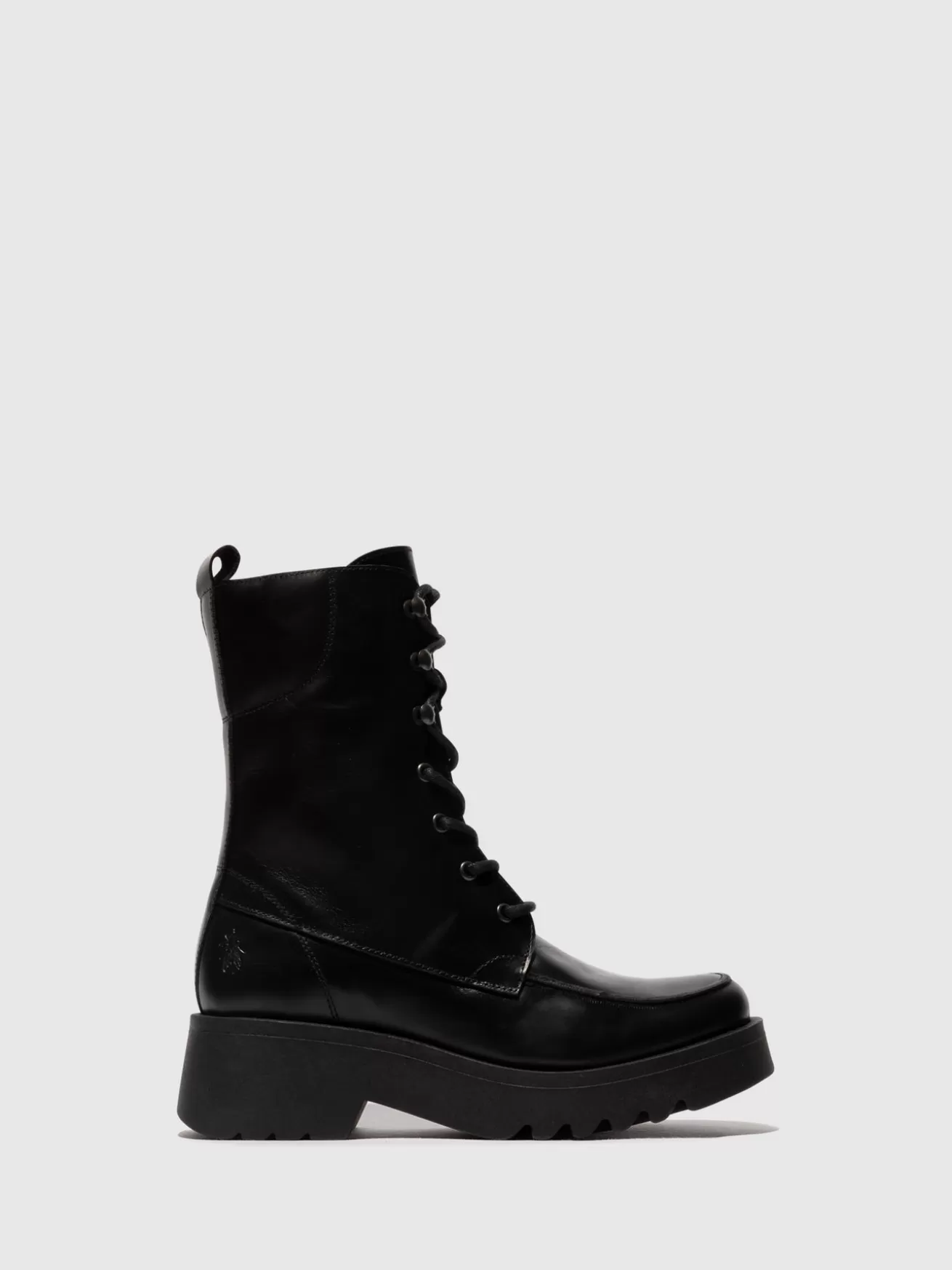 Botas Com Cordoes Mori990Fly Pretas-Fly London Store