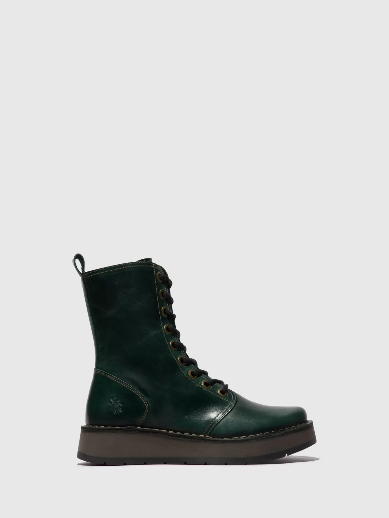 Botas Com Cordoes Rami043Fly Petrol-Fly London Flash Sale