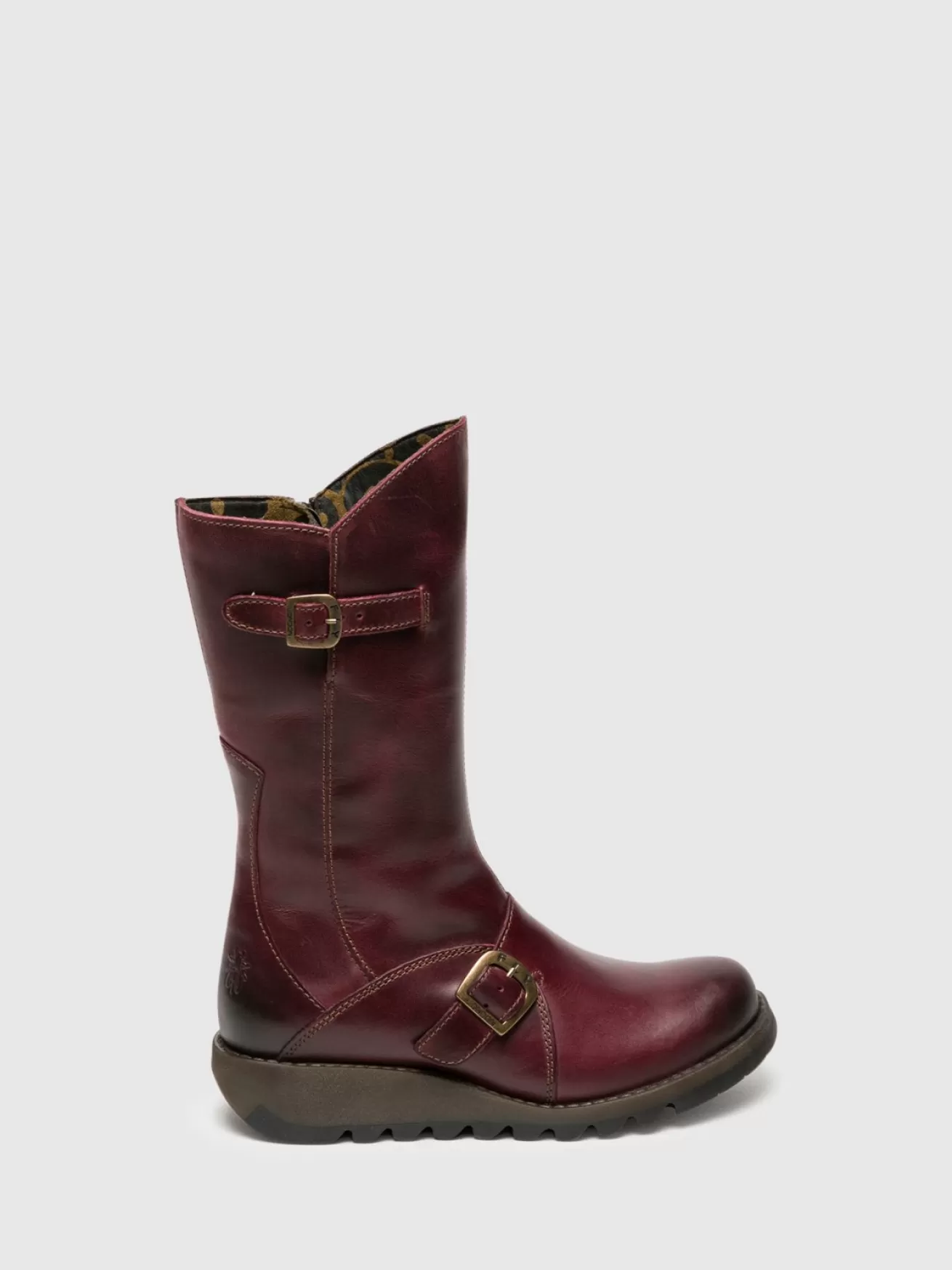 Botas Com Fivela Mes 2 Roxo-Fly London Discount