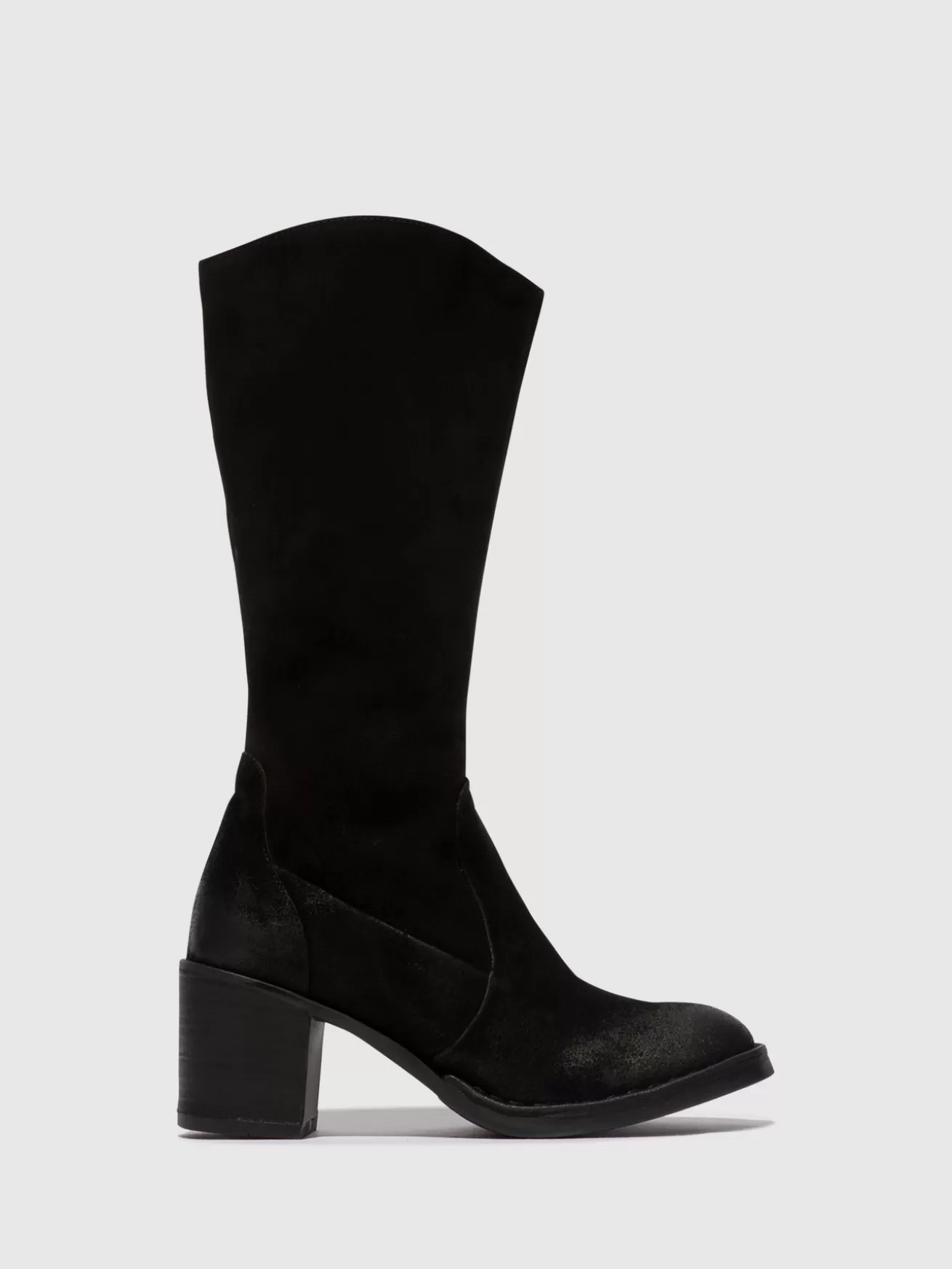 Botas Com Ziper Balo096Fly Pretas-Fly London Flash Sale