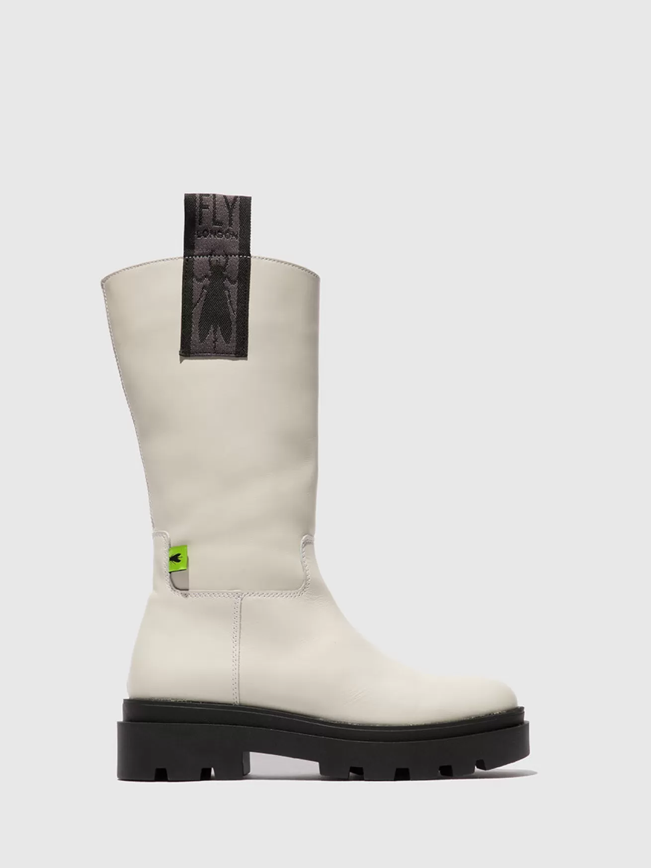 Botas Com Ziper Jalo882Fly Naomi Offwhite-Fly London Shop