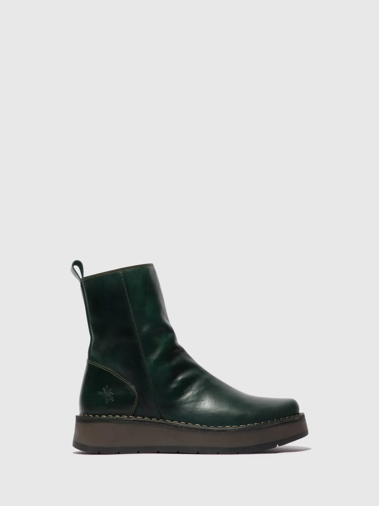 Botas Com Ziper Reno053Fly Petrol-Fly London Clearance