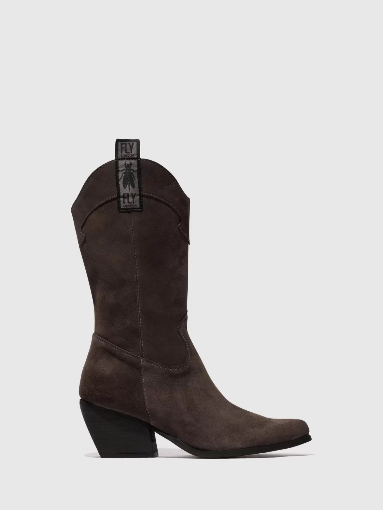 Botas Com Ziper Teke906Fly Cinza-Fly London Hot