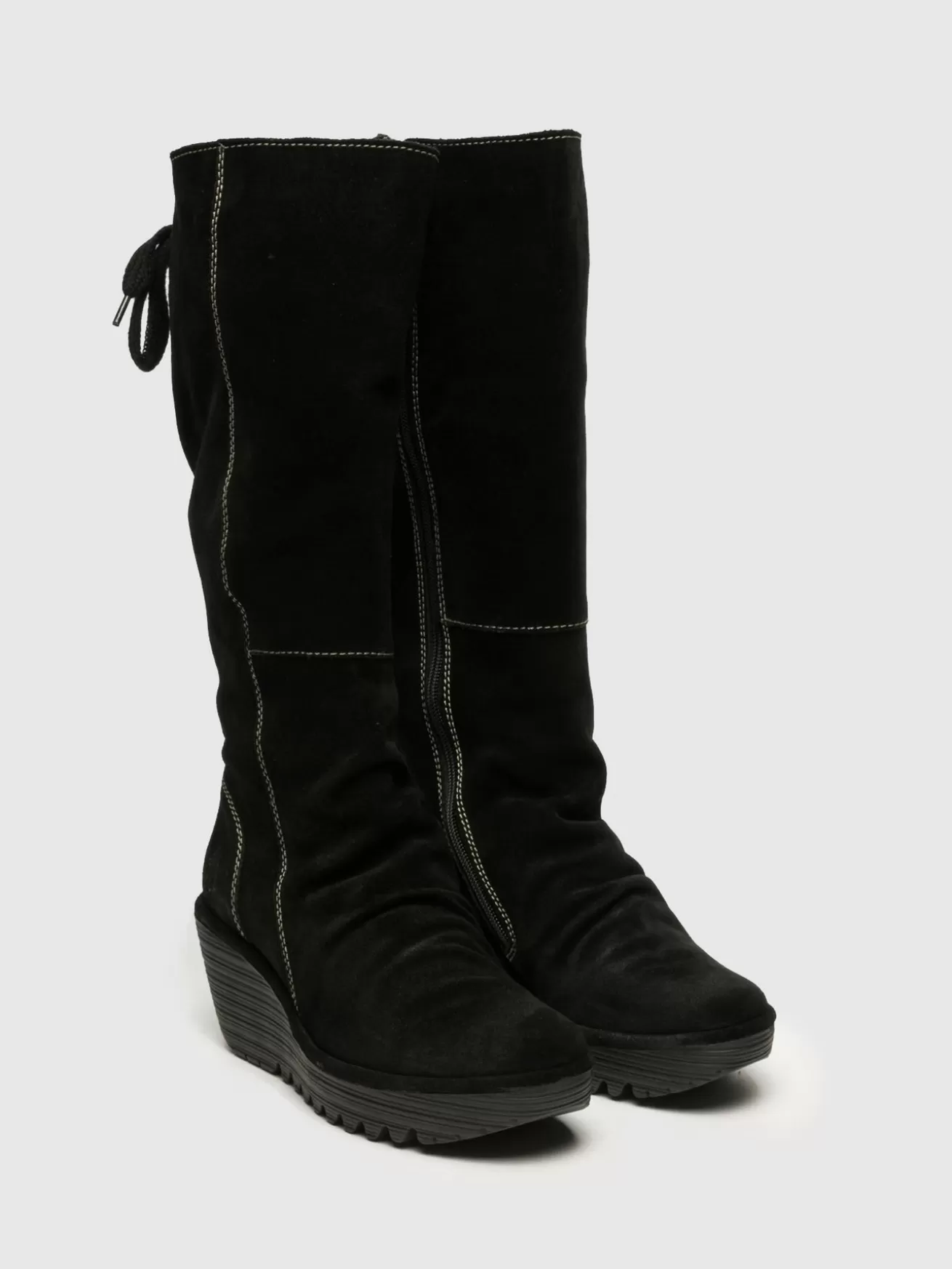 Botas De Cano Alto Yust Black-Fly London Sale