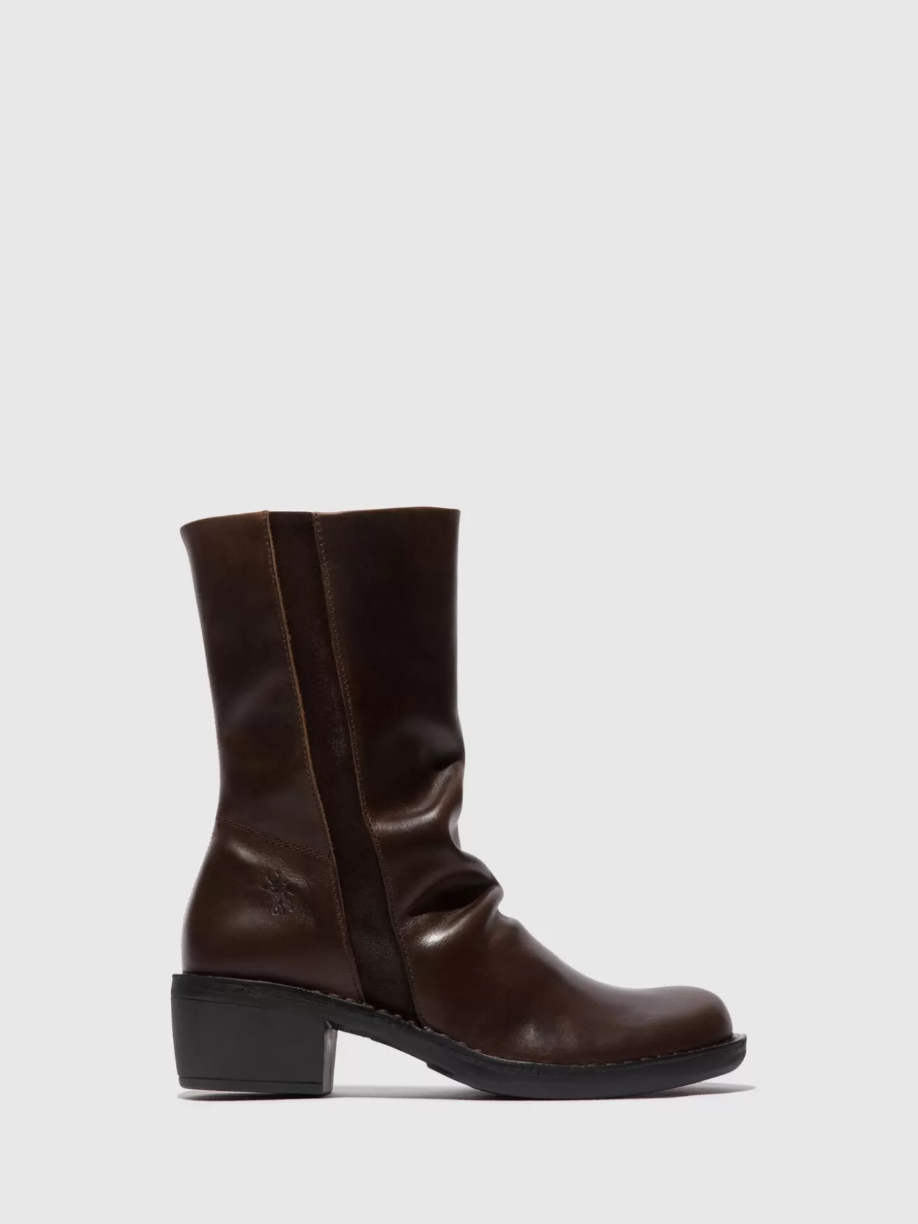 Botas Zip Up Mecy092Fly Dk.Brown/Expresso-Fly London Clearance