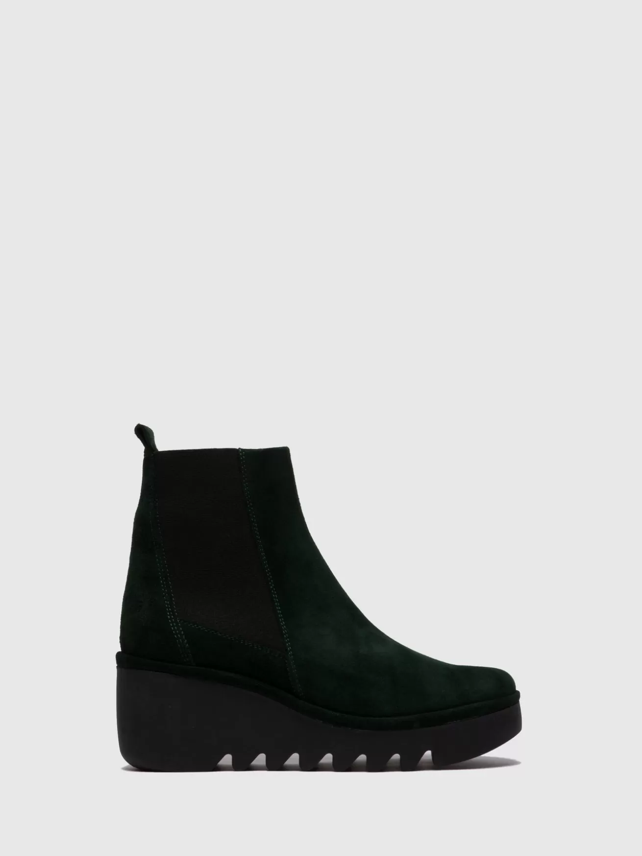 Botins Chelsea Bagu233Fly Oilsuede Green Forest-Fly London Online