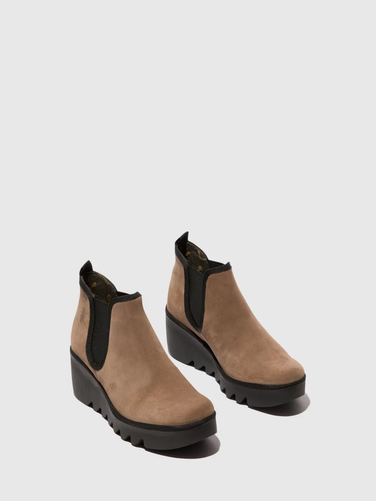 Botins Chelsea Byne349Fly Taupe-Fly London Cheap