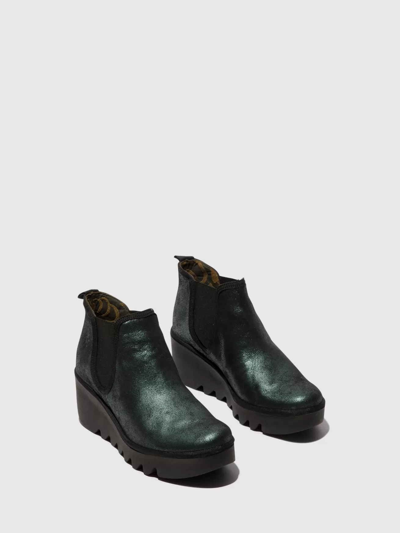 Botins Chelsea Byne349Fly Verde-Fly London Cheap