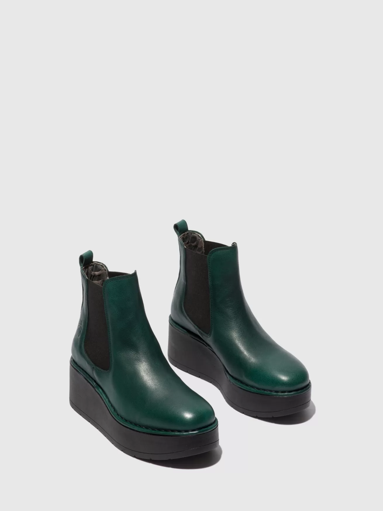 Botins Chelsea Hama238Fly Verona Green Forest-Fly London Best