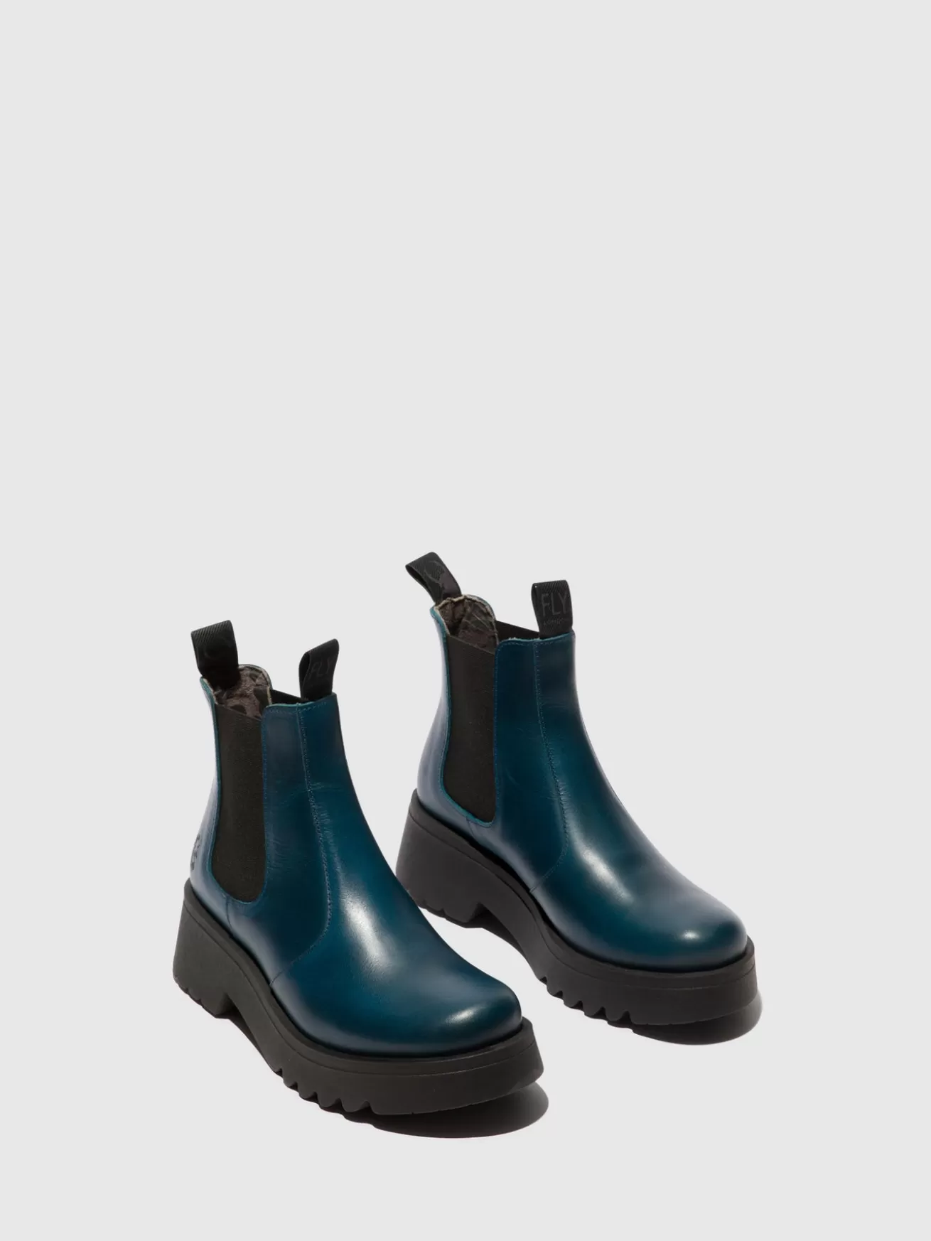 Botins Chelsea Medi789Fly Azul Royal-Fly London Online