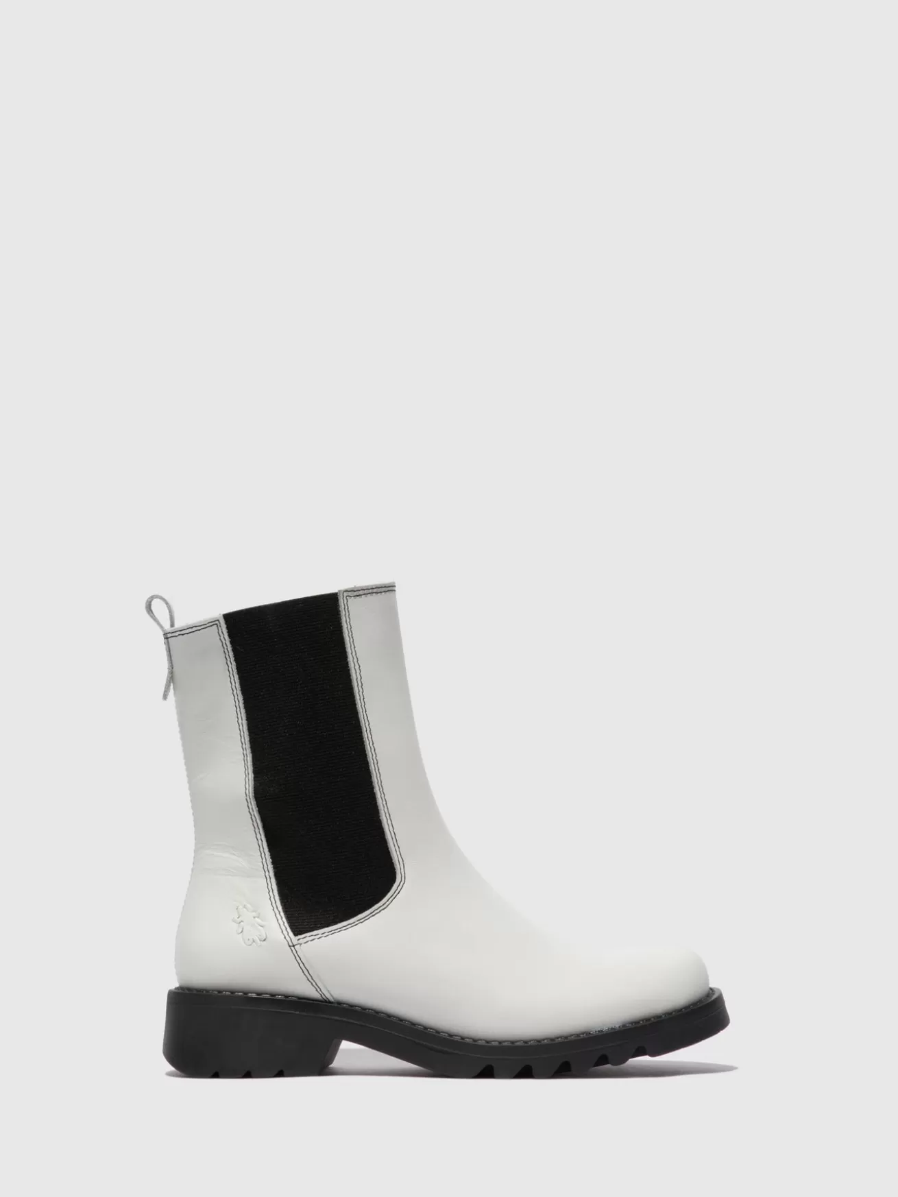 Botins Chelsea Rein795Fly Rug Offwhite (Preto)-Fly London Best Sale