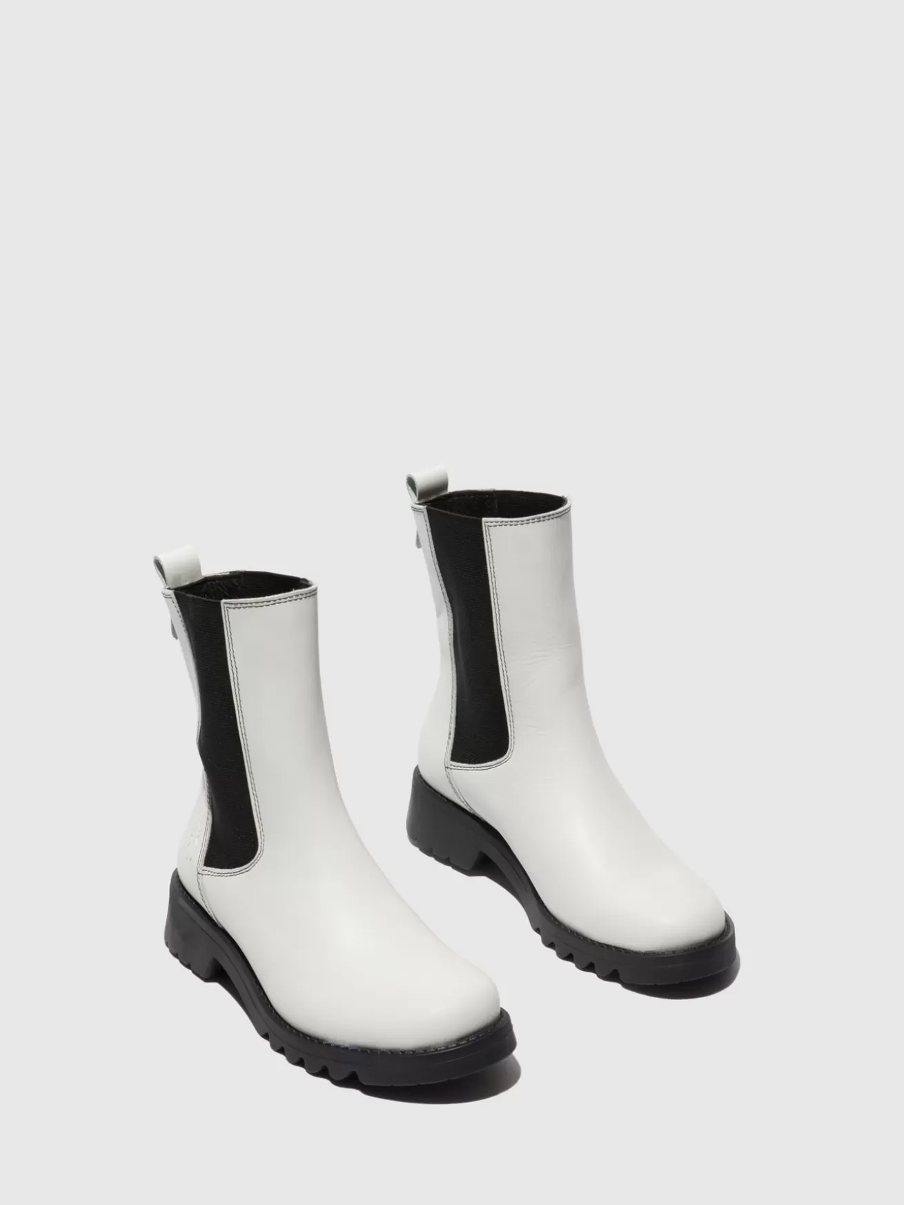 Botins Chelsea Rein795Fly Rug Offwhite (Preto)-Fly London Best Sale