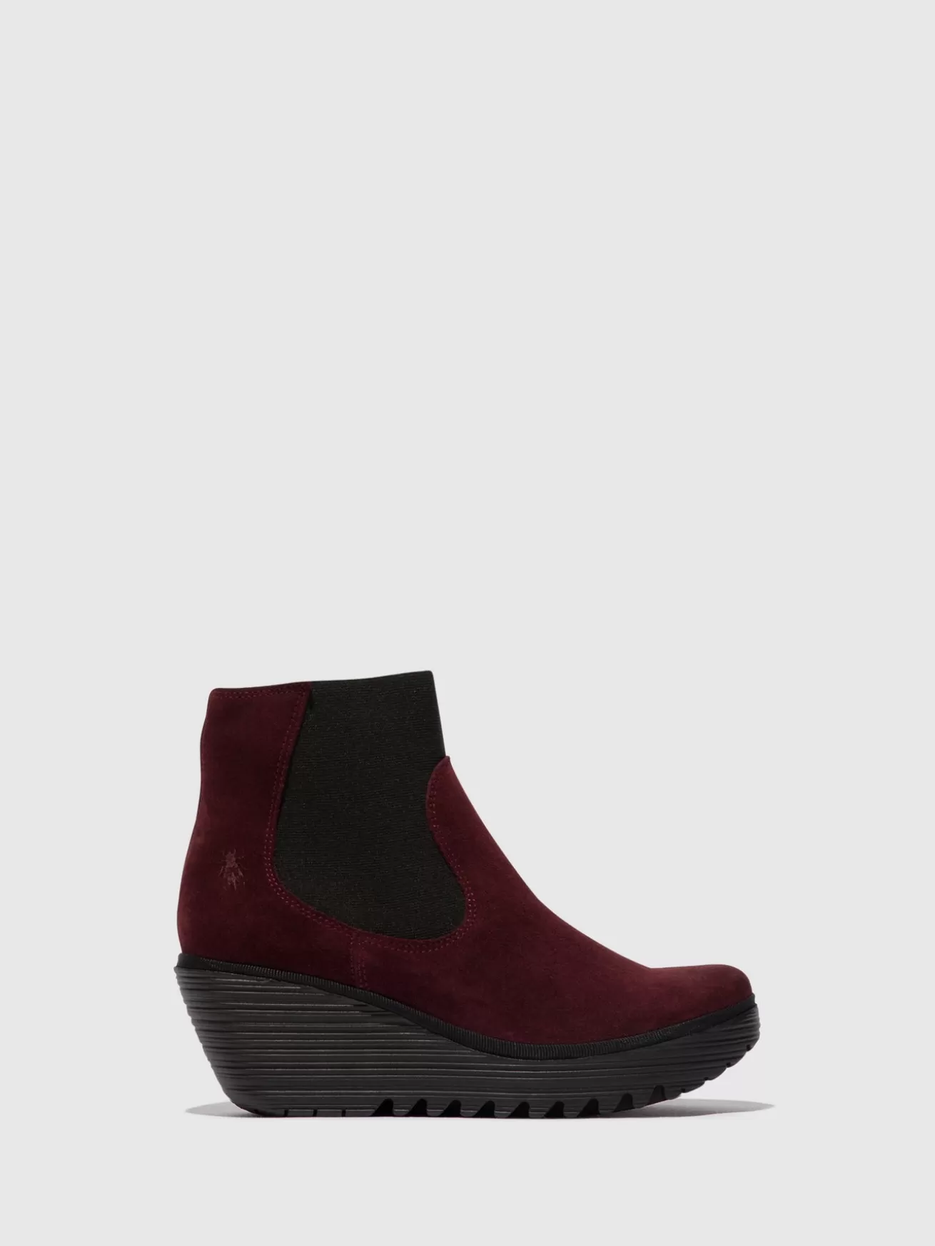 Botins Chelsea Yade398Fly Oil Suede Wine-Fly London Cheap