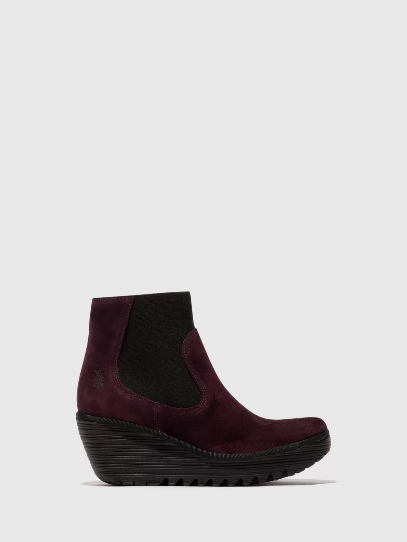 Botins Chelsea Yade398Fly Roxo-Fly London Flash Sale