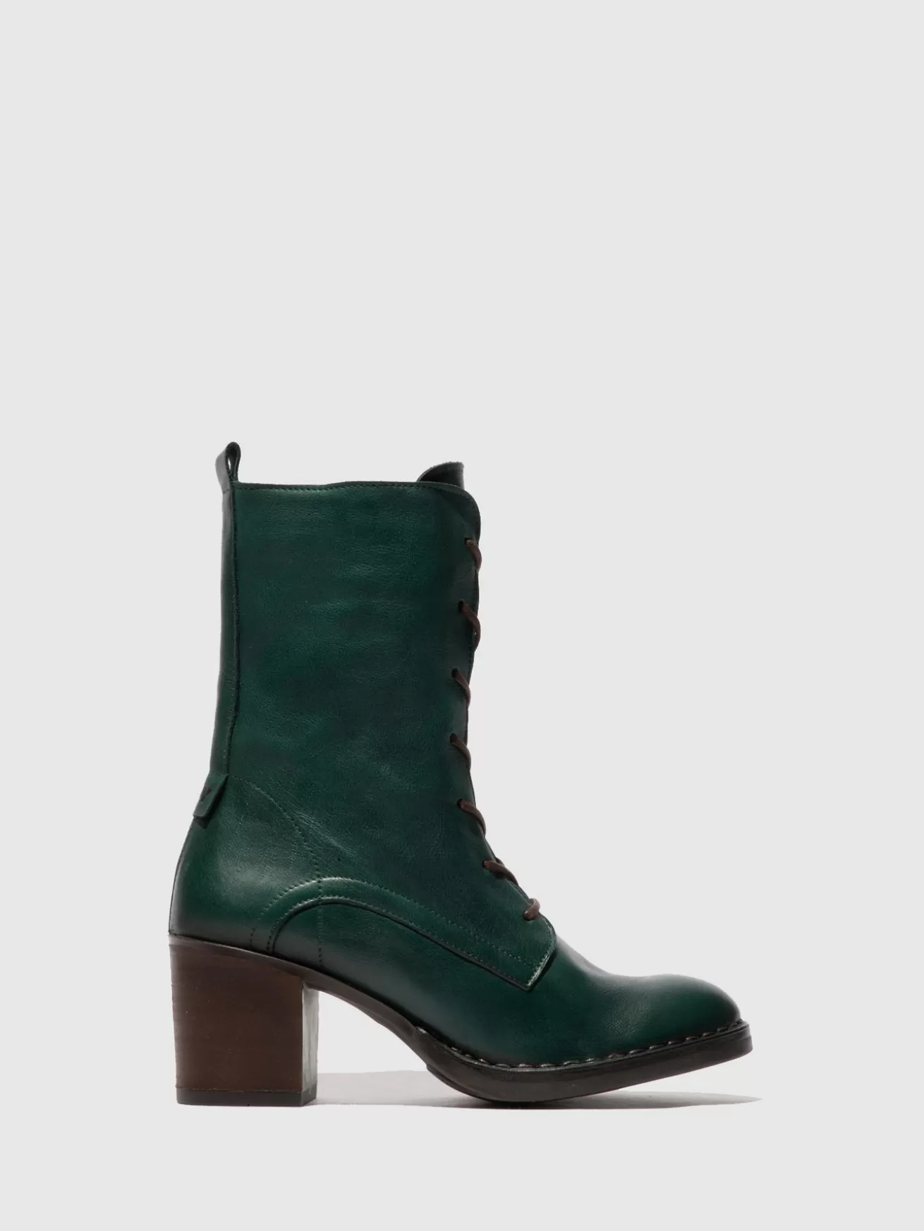 Botins Com Atacadores Blya070Fly Verona Green Forest-Fly London Cheap