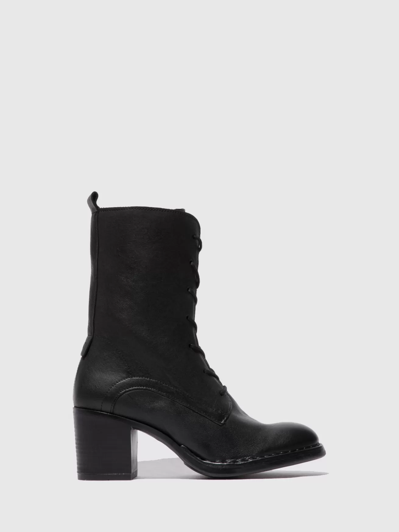 Botins Com Atacadores Blya070Fly Verona Preto-Fly London Clearance