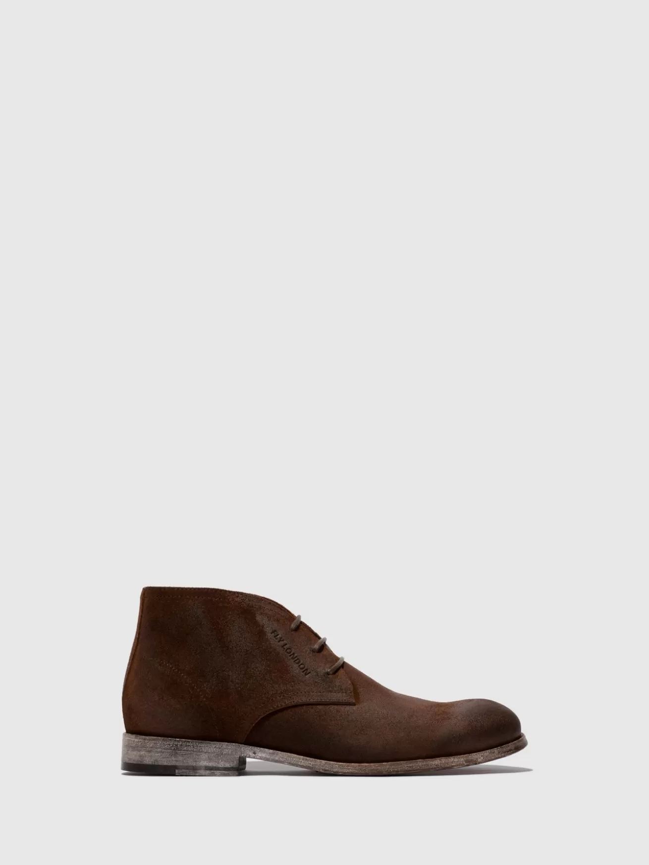 Botins Com Atacadores Cajy074Fly Camel-Fly London Online