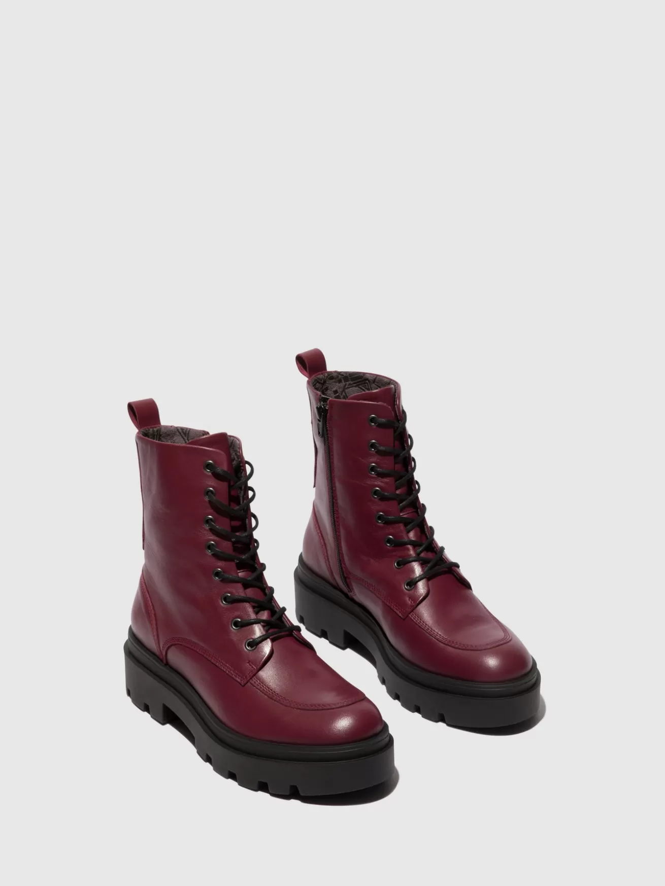 Botins Com Atacadores Jaye878Fly Wine-Fly London Cheap