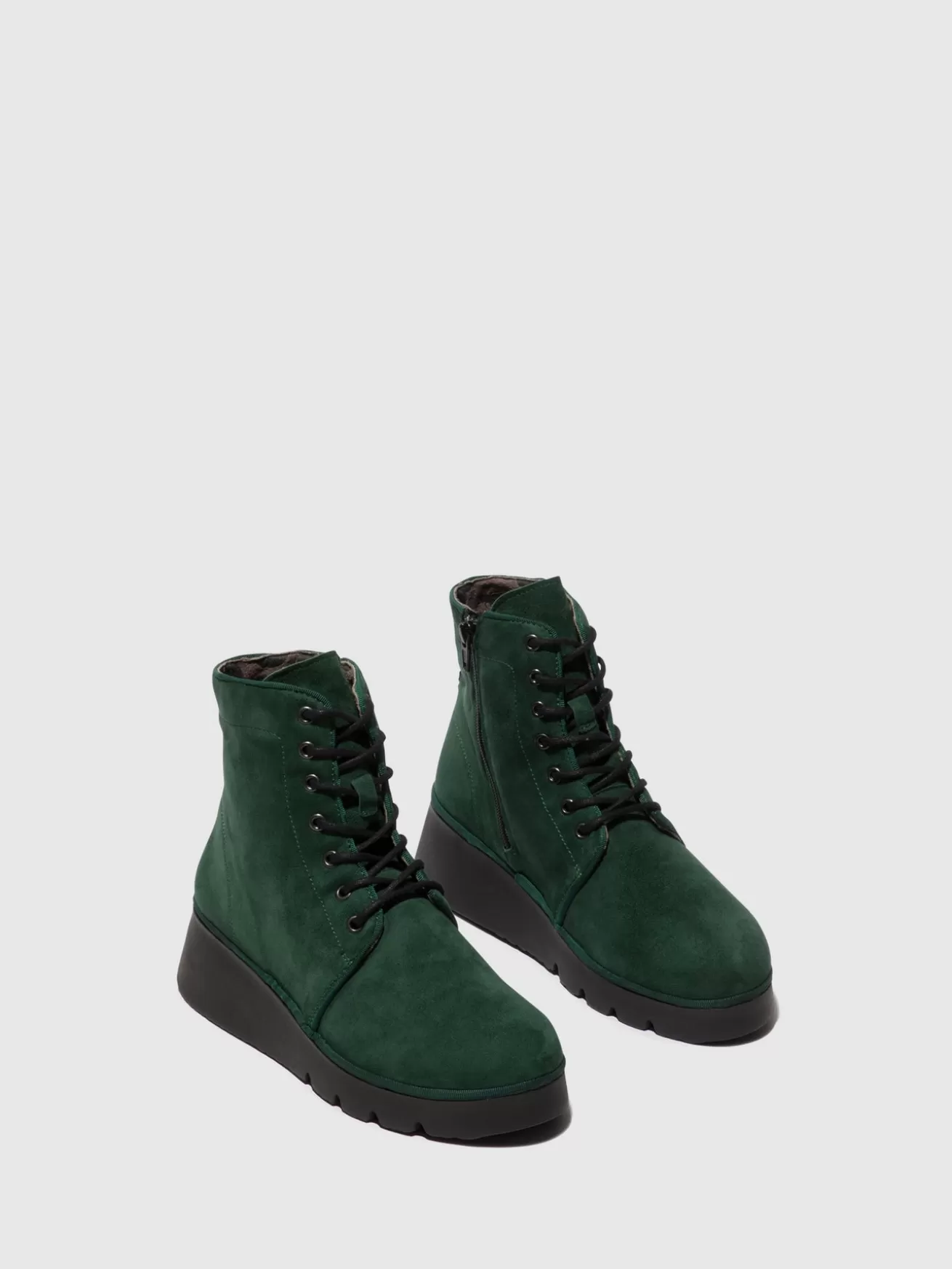 Botins Com Atacadores Pall404Fly Forest Green-Fly London Hot