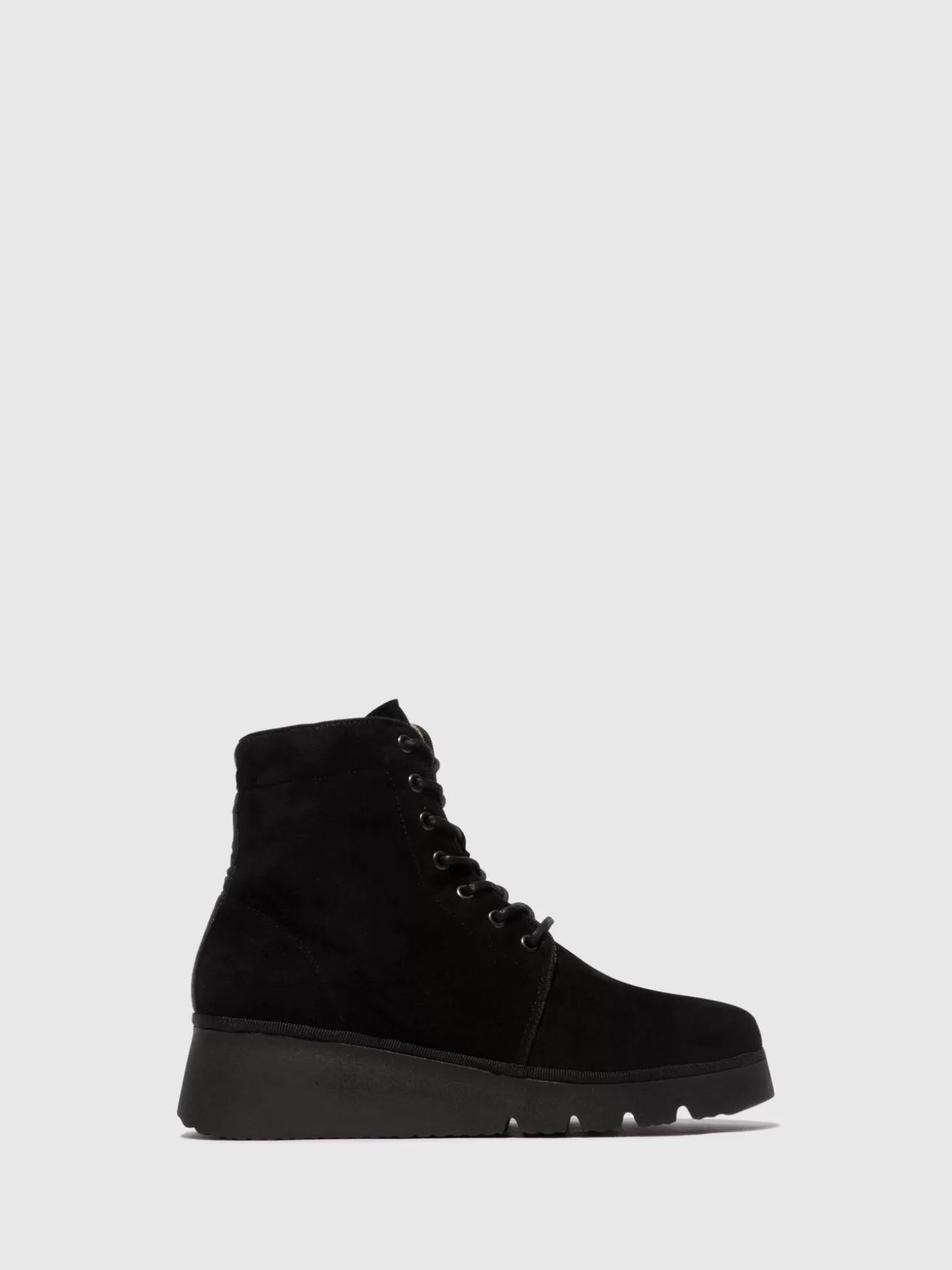 Botins Com Atacadores Pall404Fly Kid Suede Preto-Fly London Online