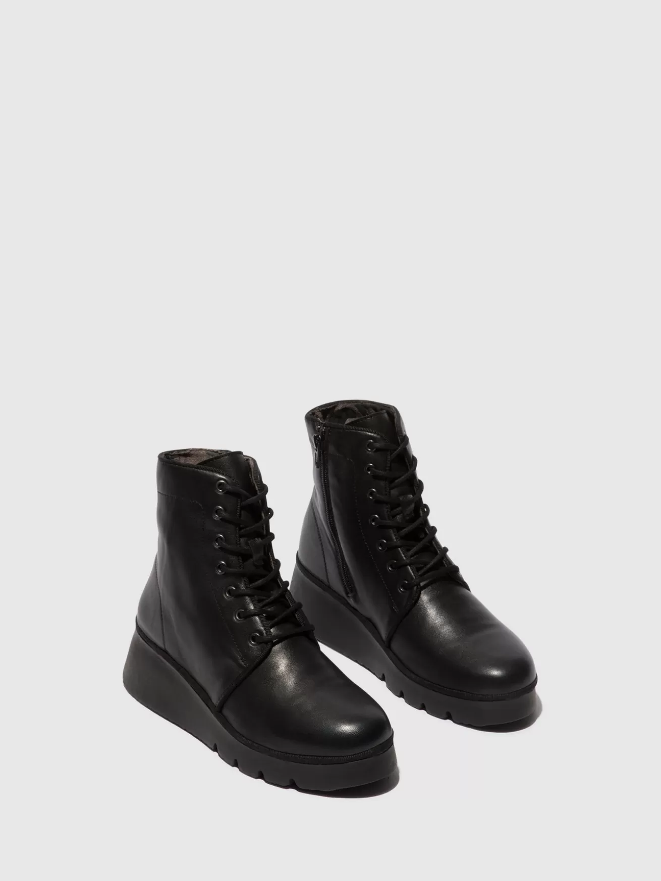 Botins Com Atacadores Pall404Fly Pretos-Fly London Shop