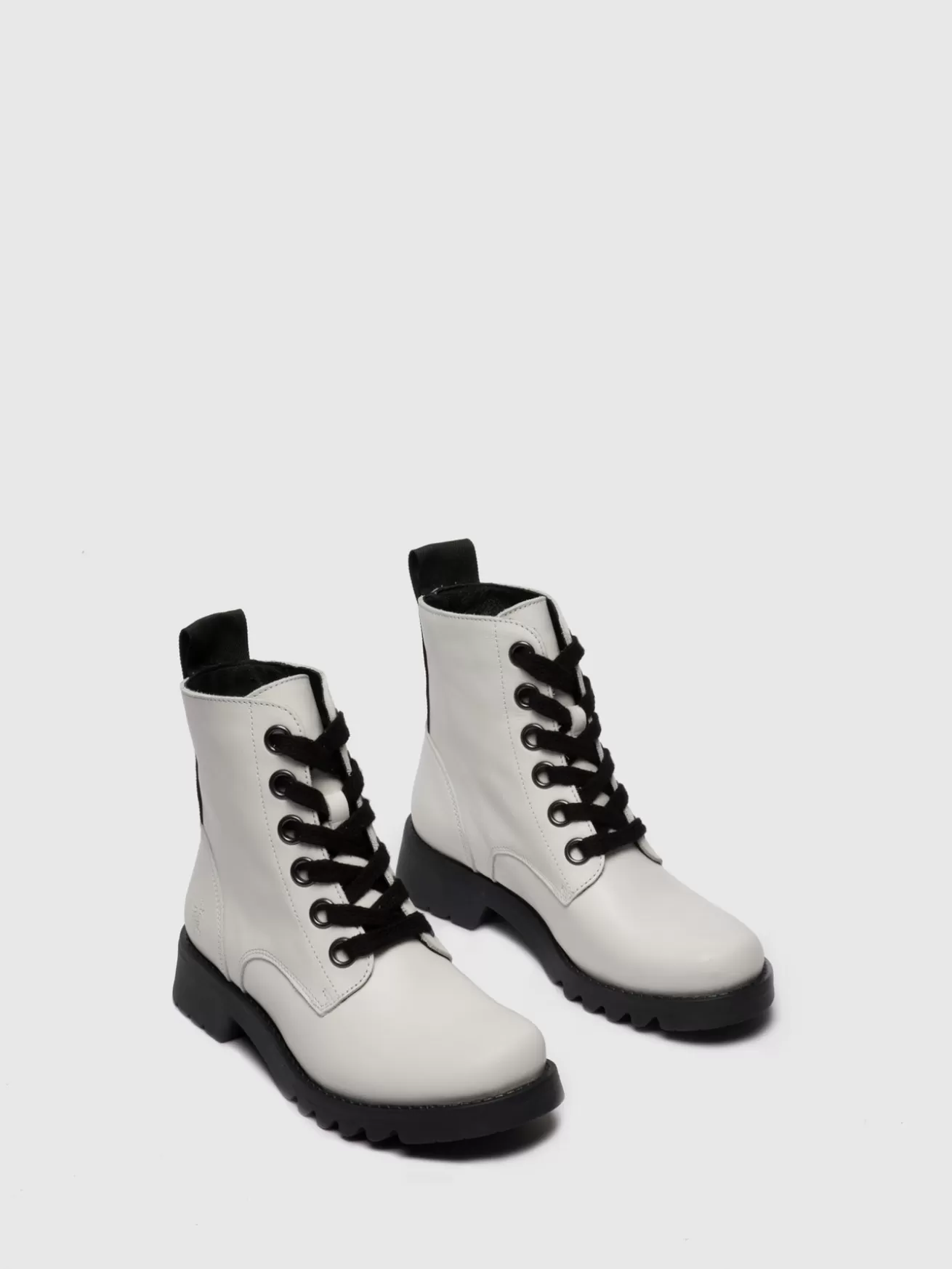 Botins Com Atacadores Ragi539Fly Rug Offwhite-Fly London New