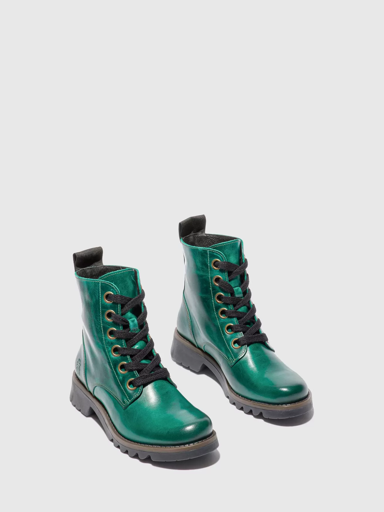 Botins Com Atacadores Ragi539Fly Rug Shamrock Green-Fly London Online