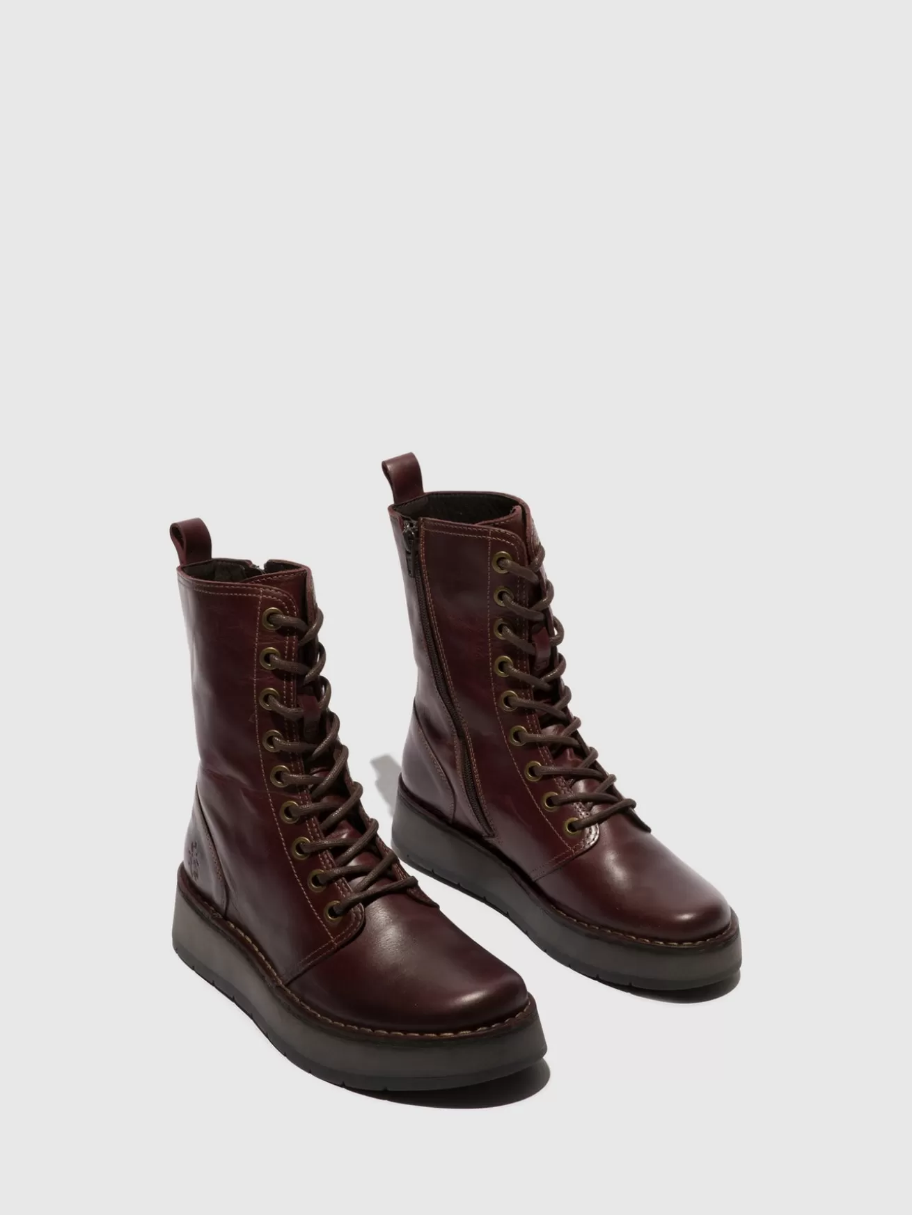 Botins Com Atacadores Rami043Fly Wine-Fly London Online