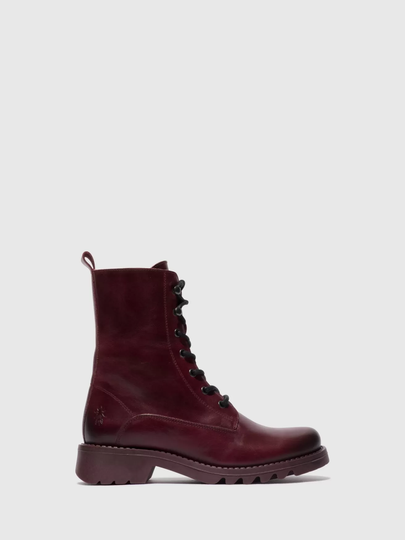 Botins Com Atacadores Reid893Fly Roxo (Sola Roxa)-Fly London Sale