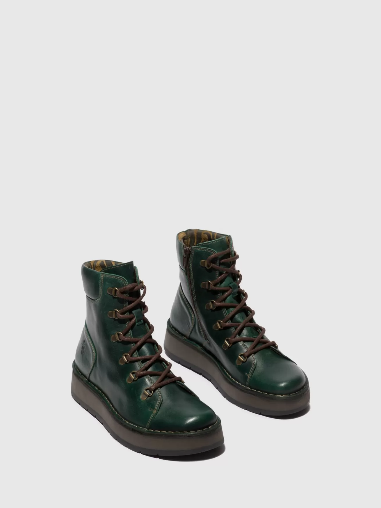 Botins Com Atacadores Roxy094Fly Petrol-Fly London Outlet