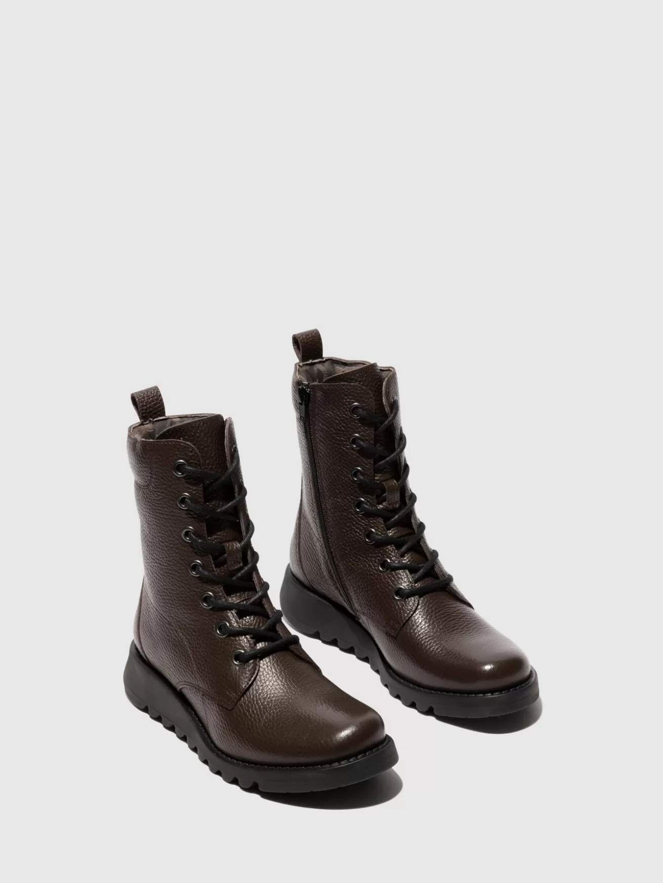 Botins Com Atacadores Silf015Fly Chestnut-Fly London Store