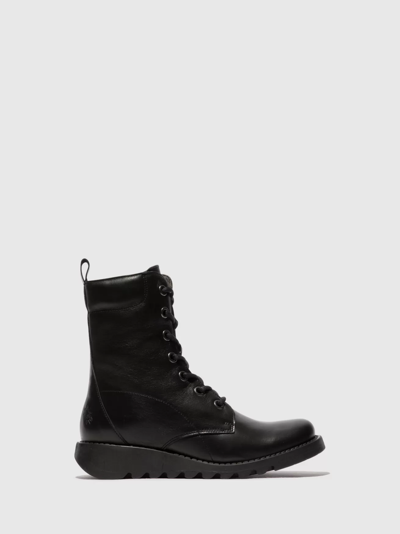 Botins Com Atacadores Silf015Fly Preto-Fly London Flash Sale