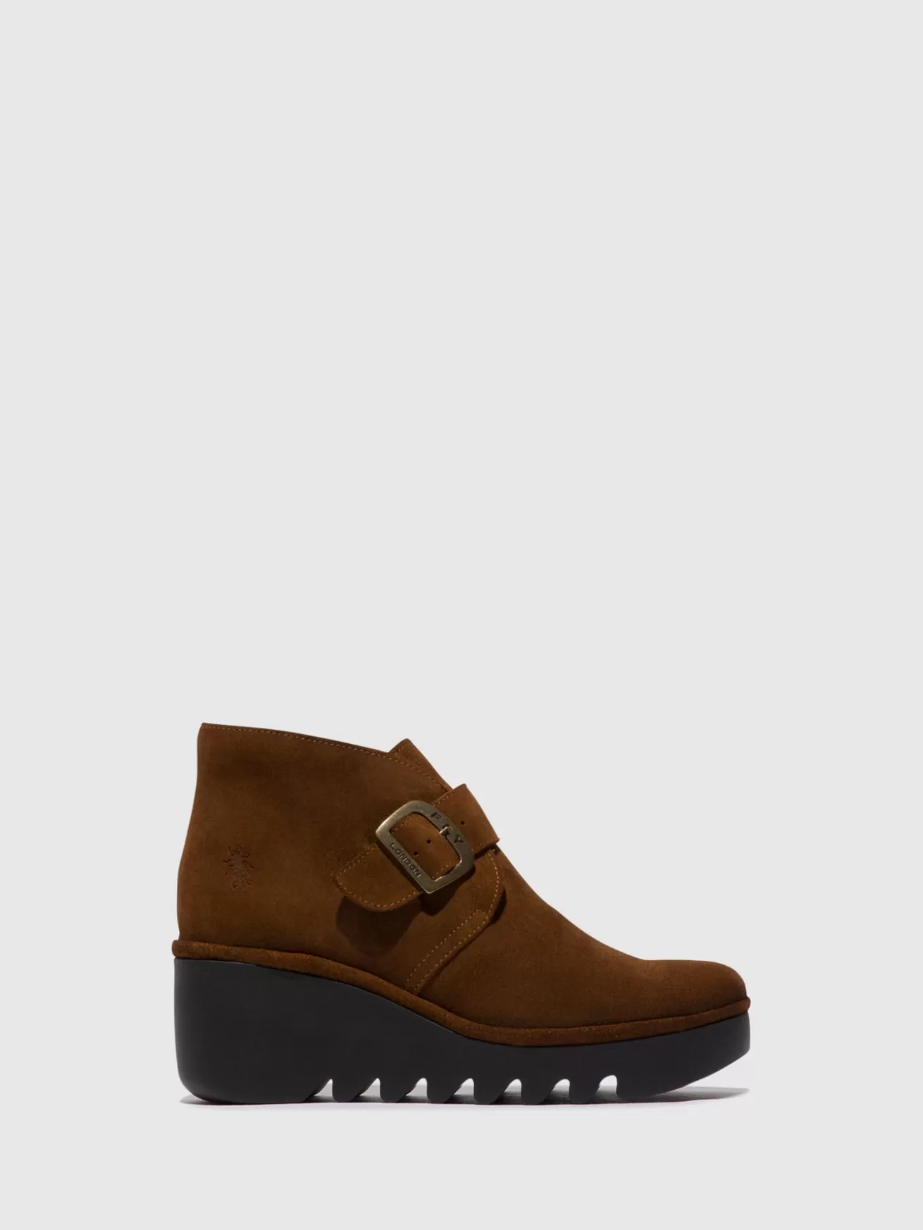 Botins Com Fivela Birt397Fly Camel-Fly London Best Sale