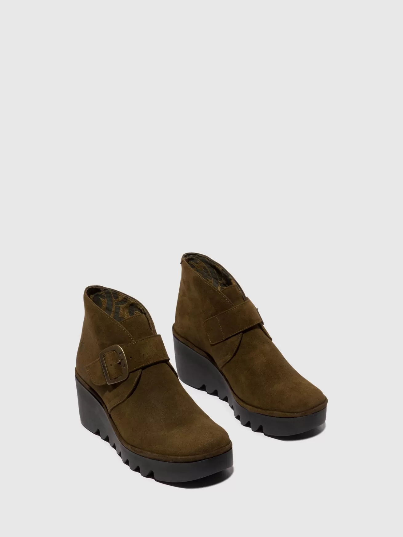 Botins Com Fivela Birt397Fly Sludge-Fly London Hot