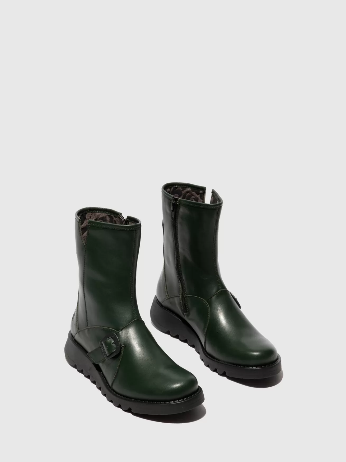 Botins Com Fivela Sabe013Fly Dk. Verde-Fly London Store