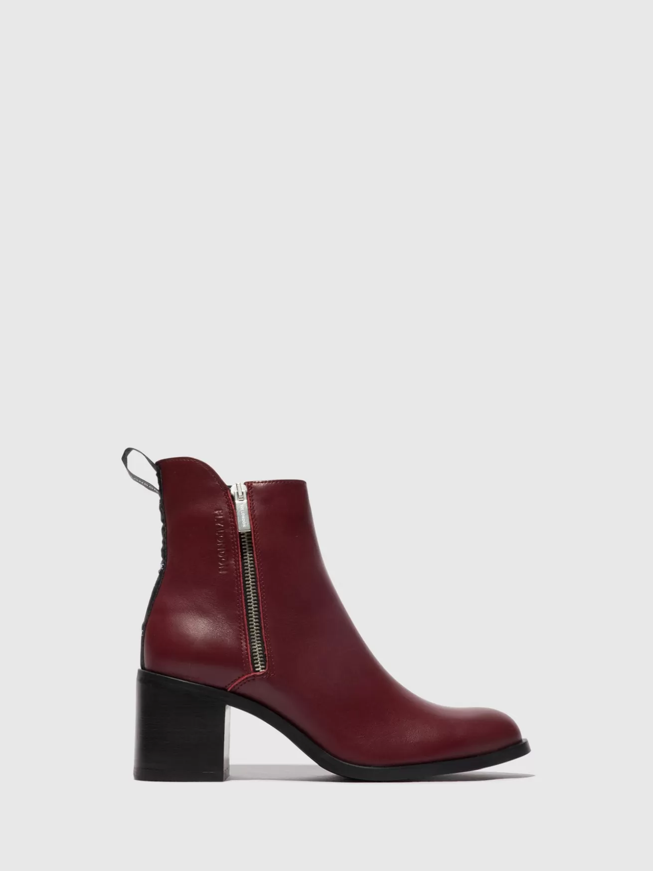 Botins Com Ziper Ader912Fly Wine-Fly London Flash Sale