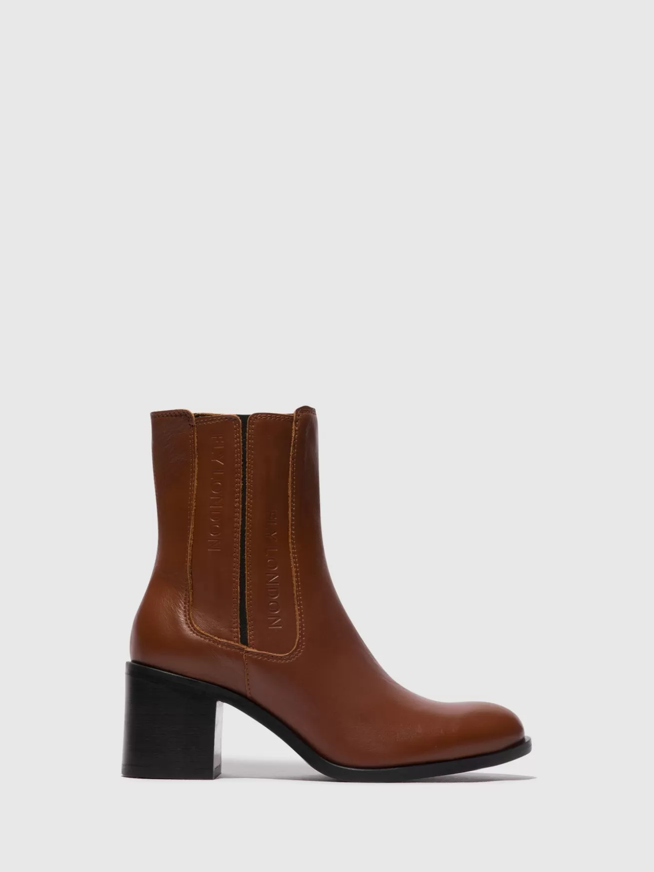 Botins Com Ziper Amel913Fly Cognac-Fly London Clearance