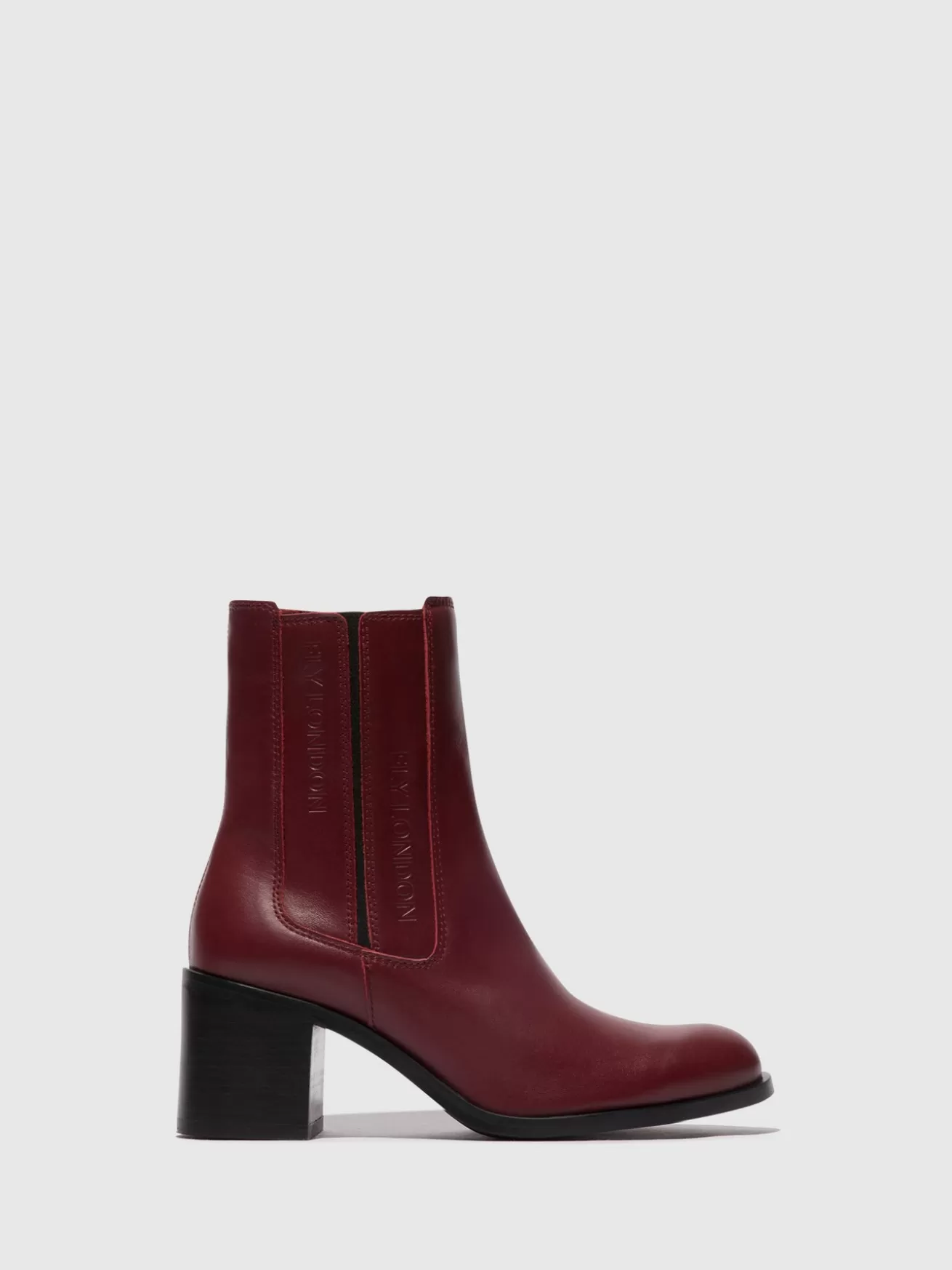 Botins Com Ziper Amel913Fly Wine-Fly London Online