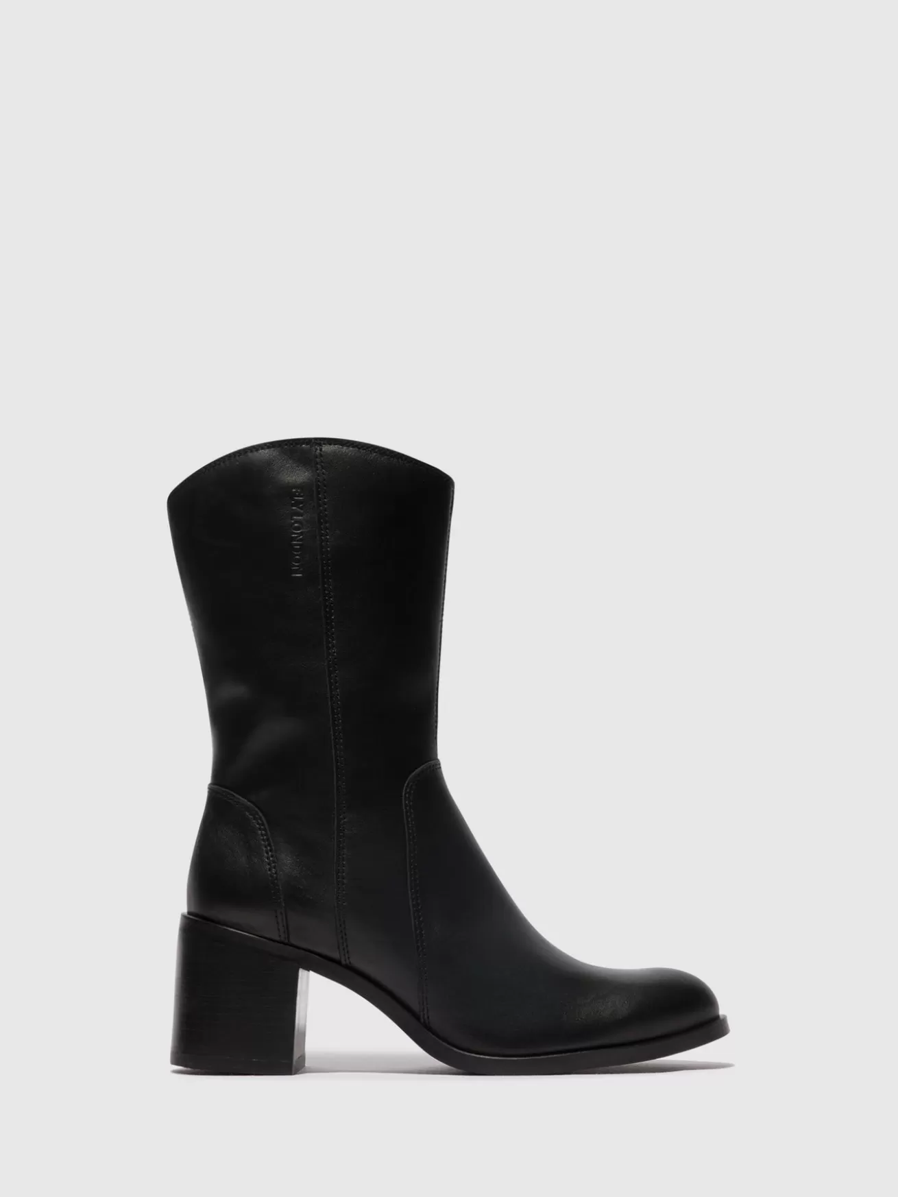 Botins Com Ziper Asta914Fly Preto-Fly London Best Sale