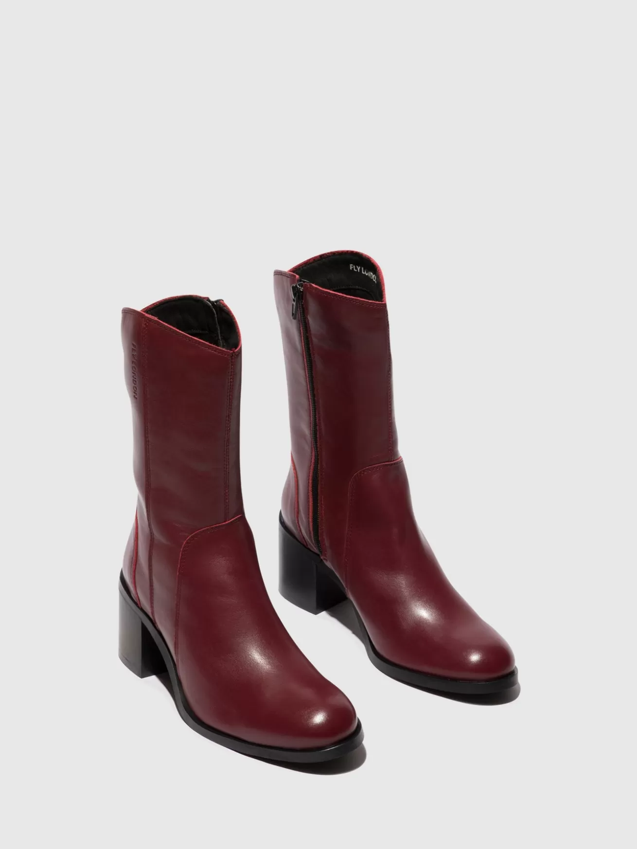 Botins Com Ziper Asta914Fly Wine-Fly London Best Sale