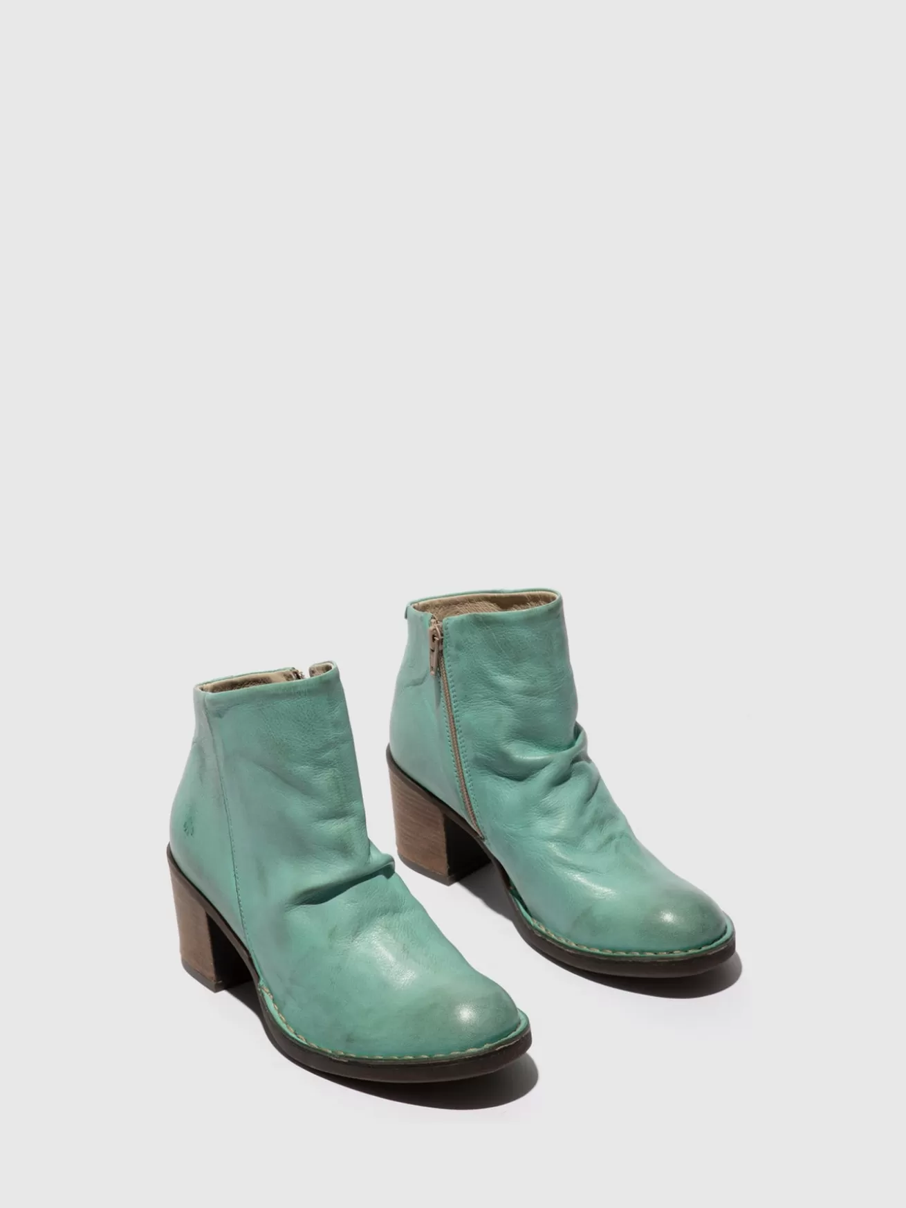 Botins Com Ziper Bell061Fly Spearmint-Fly London Online