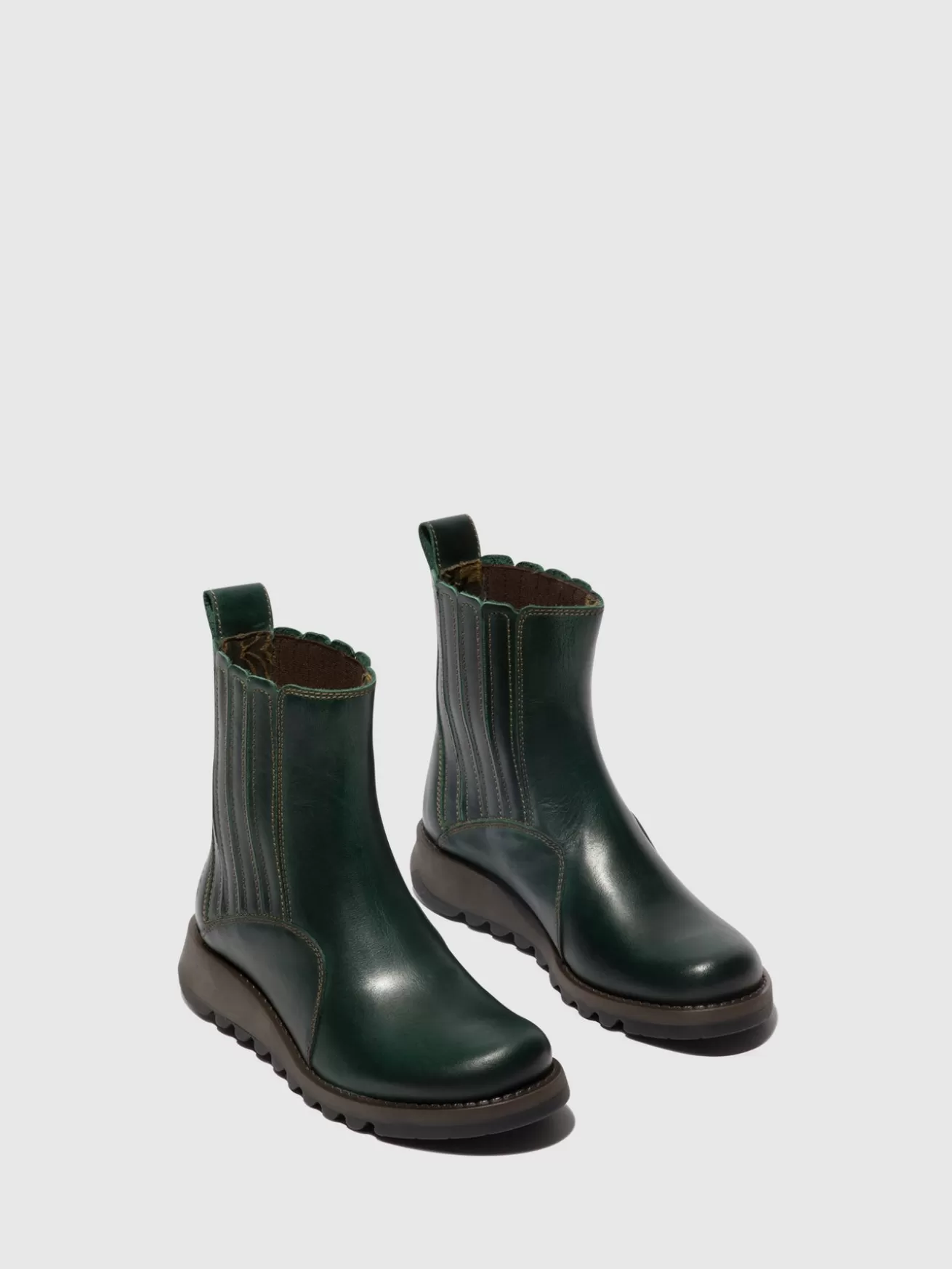 Botins Com Ziper Suzy899Fly Petrol-Fly London Outlet