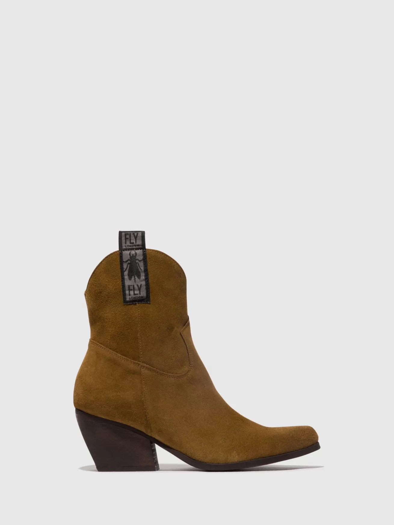 Botins Com Ziper Tabb905Fly Camel-Fly London Best