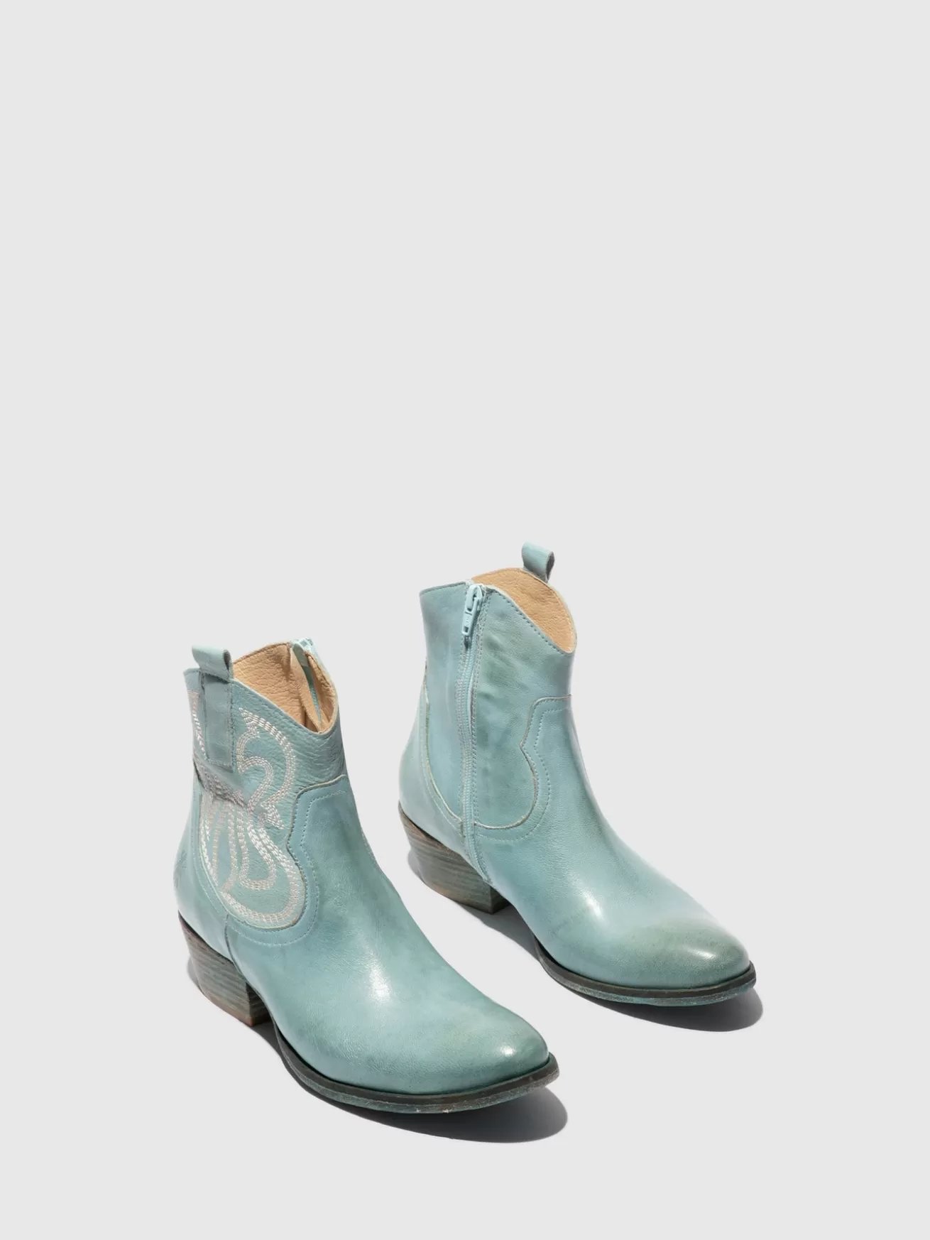 Botins Cowboy Wami092Fly Azul Ceu-Fly London Flash Sale