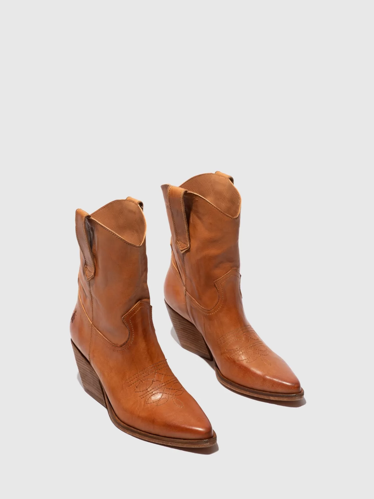 Botins Cowboy Wofy093Fly Camel-Fly London Cheap