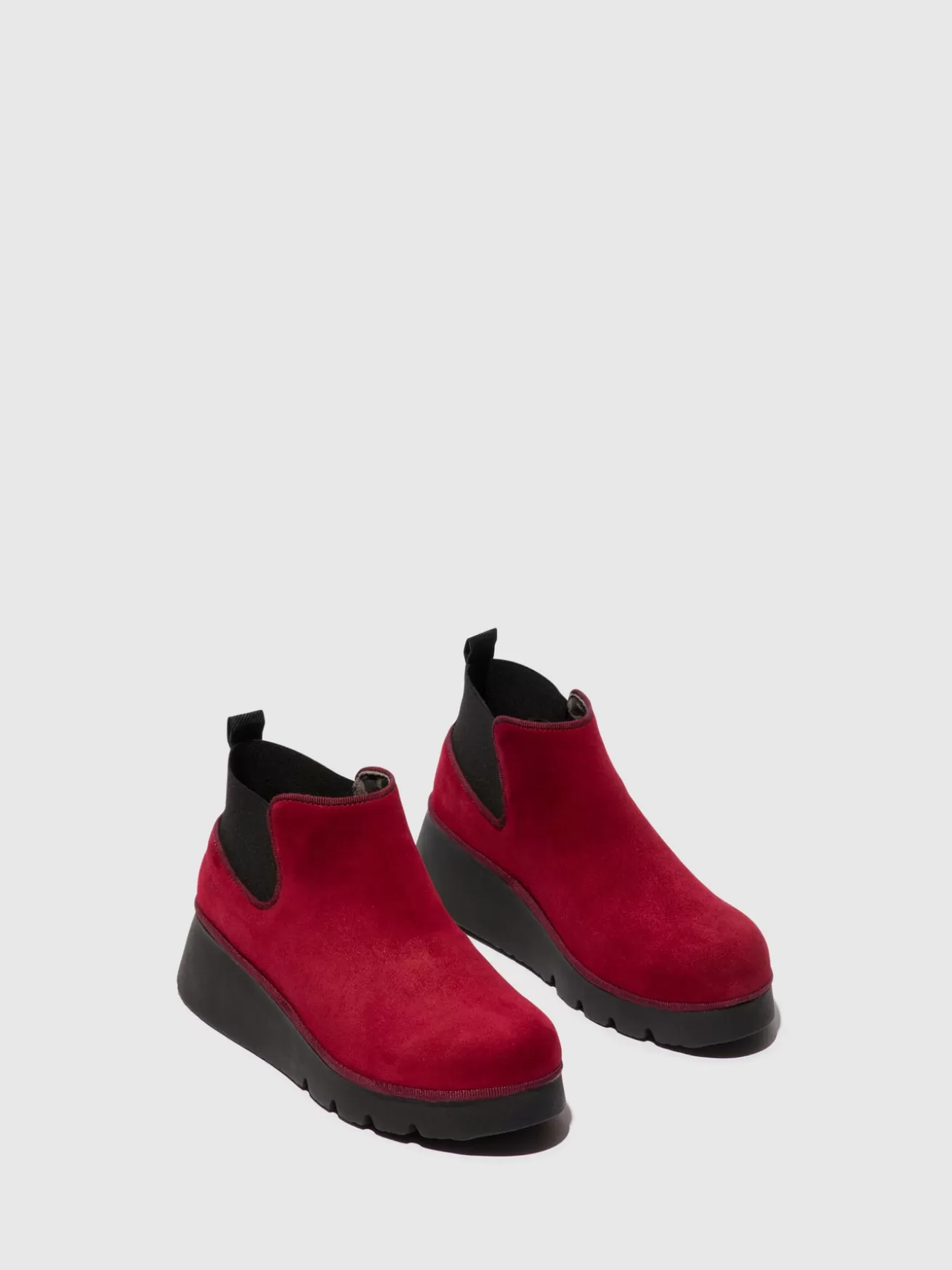 Botins Elasticos Pada403Fly Vermelho-Fly London Outlet